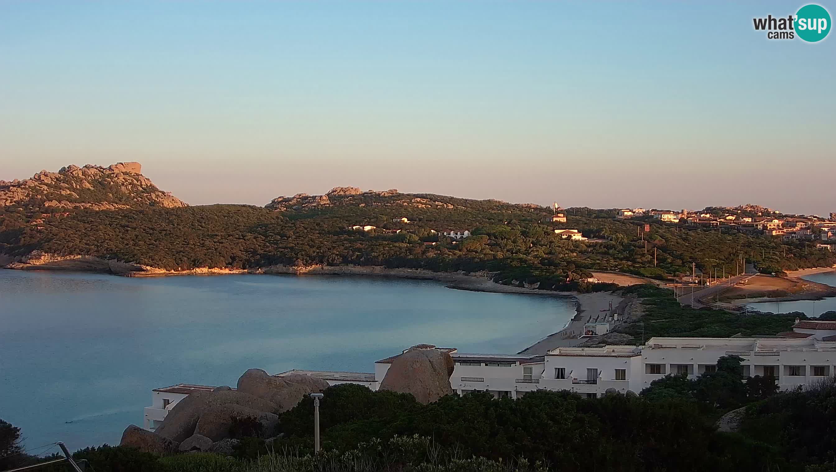 Live Webcam Capo Testa der Strand von 2 Meer – Santa Teresa Gallura – livecam Sardinien