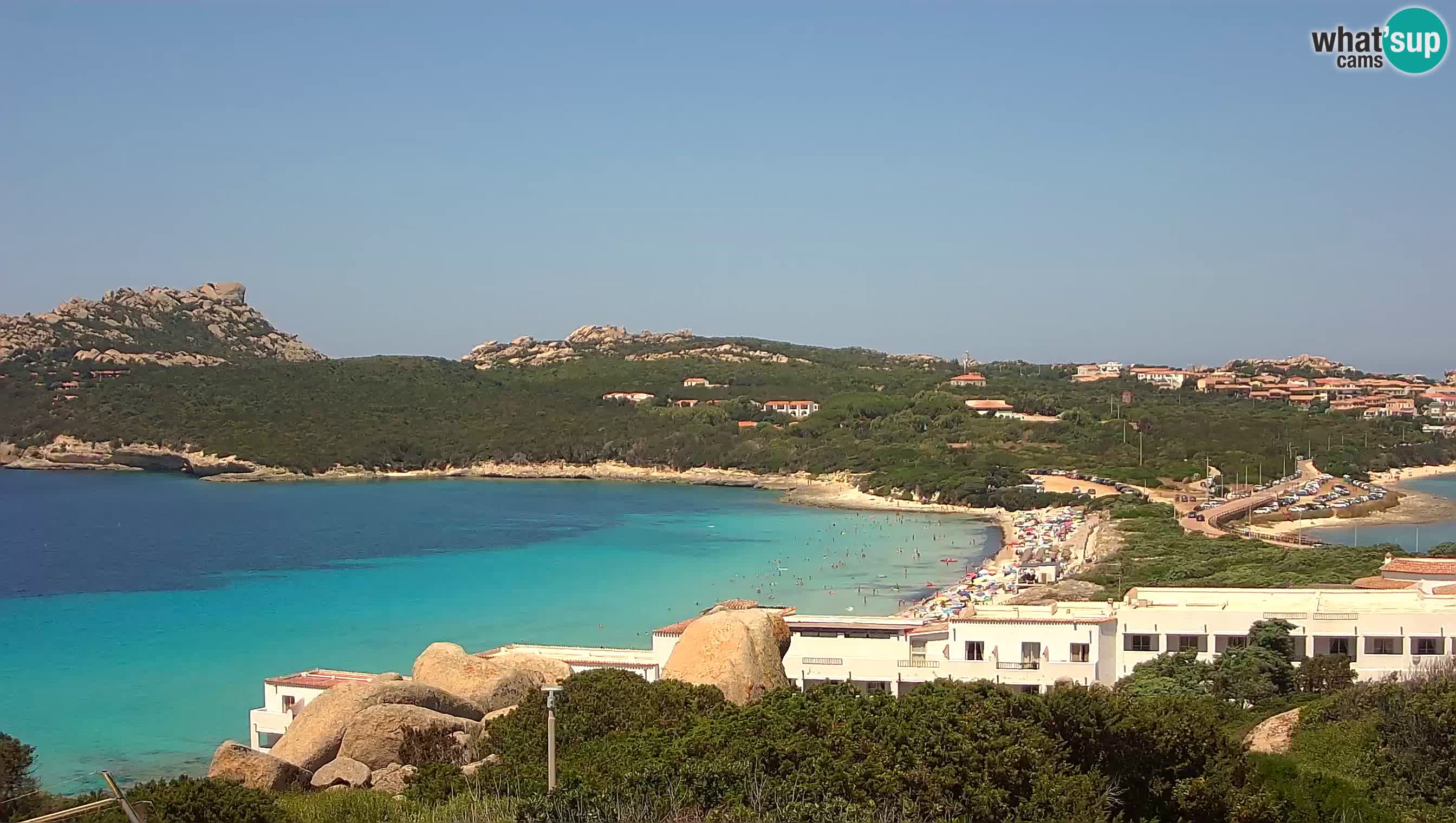 Live Webcam Capo Testa der Strand von 2 Meer – Santa Teresa Gallura – livecam Sardinien