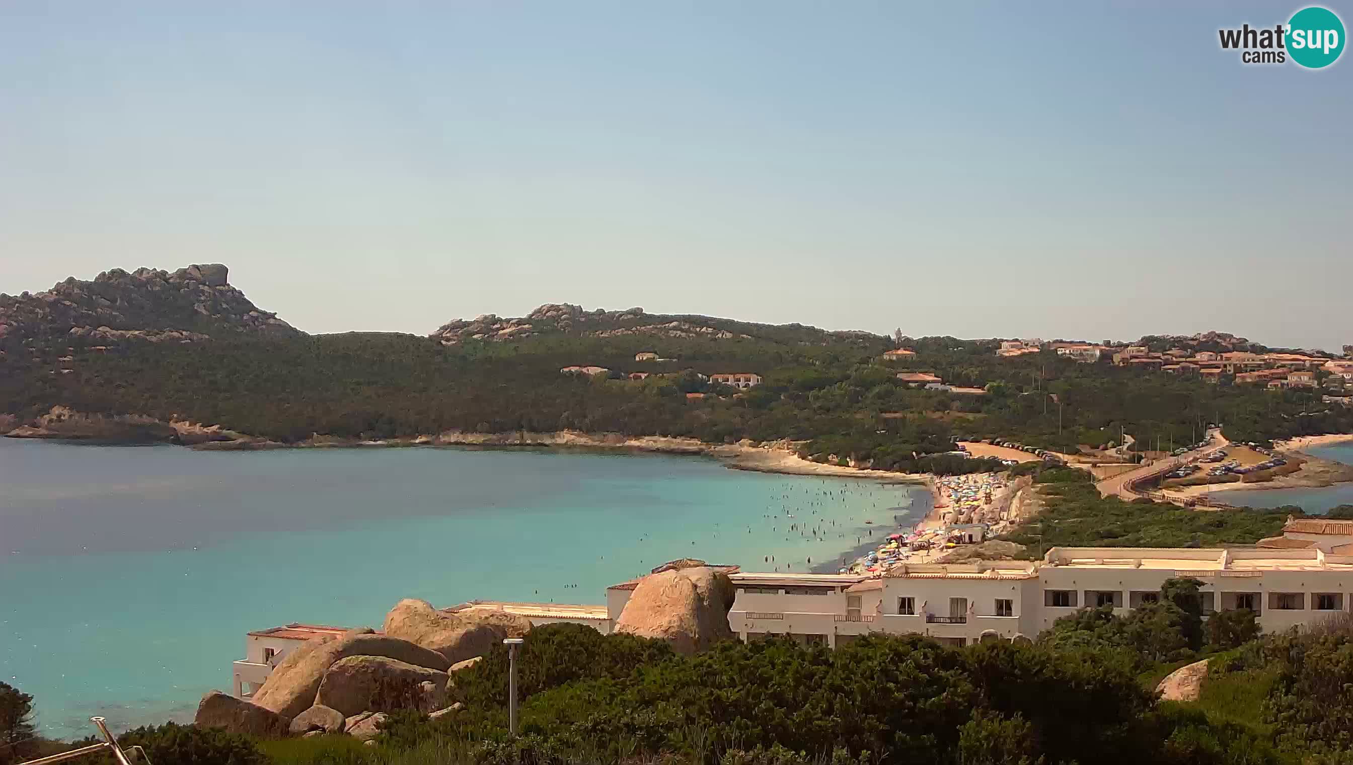 Live Webcam Capo Testa la plage de 2 mer – Santa Teresa Gallura – livecam Sardaigne