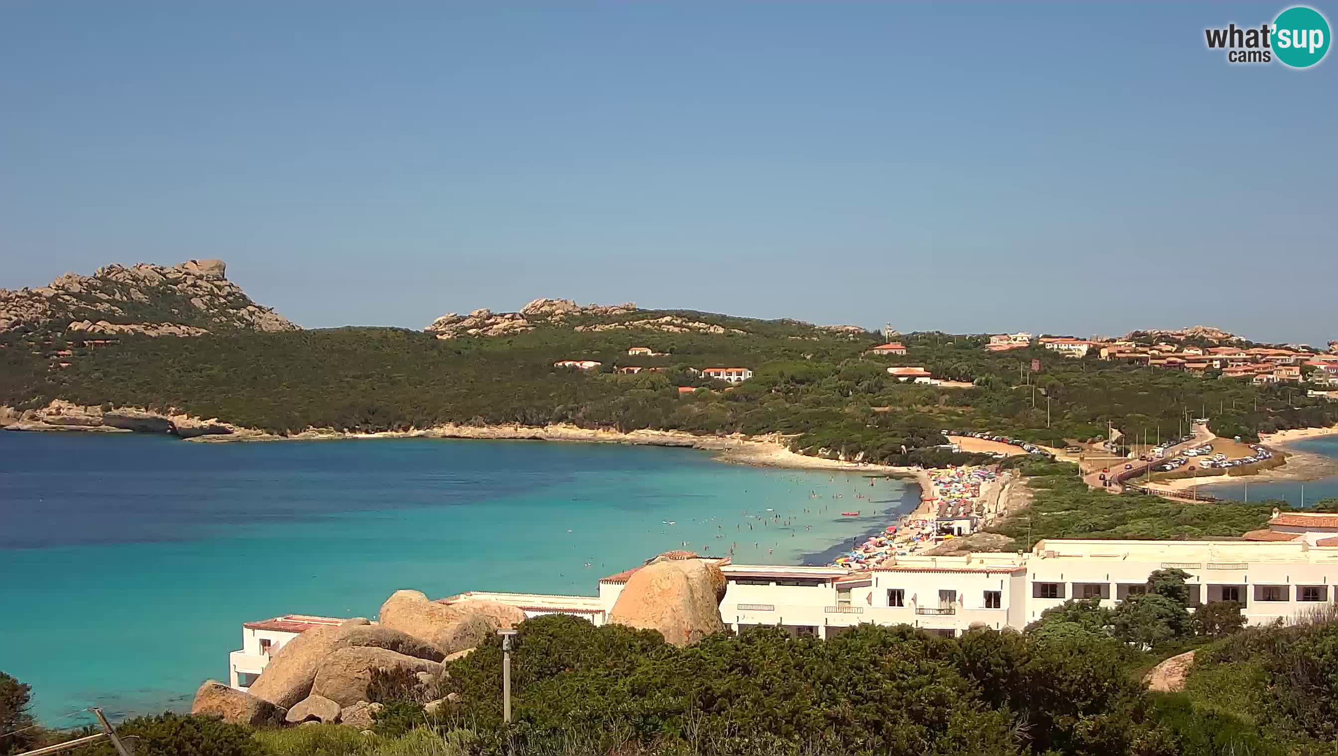 Webcam en vivo Capo Testa la playa de 2 mar – Santa Teresa Gallura – livecam Sardinia