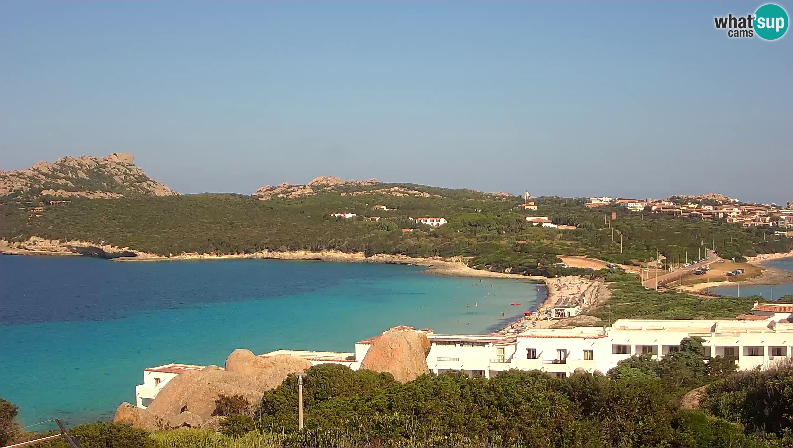 Live Webcam Capo Testa the beach of 2 sea – Santa Teresa Gallura – livecam Sardinia
