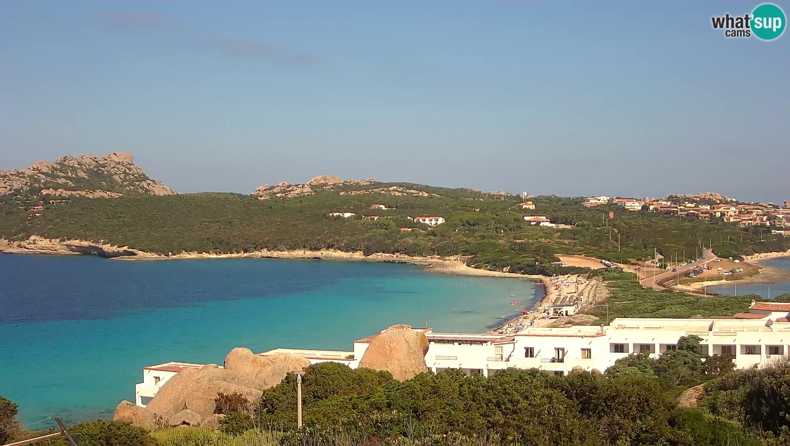 Live Webcam Capo Testa la spiaggia dei due mari – Santa Teresa Gallura – livecam Sardegna