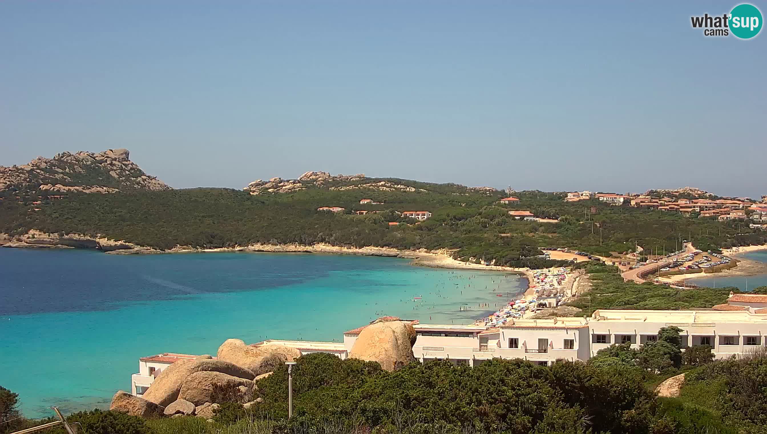 Live Webcam Capo Testa la plage de 2 mer – Santa Teresa Gallura – livecam Sardaigne