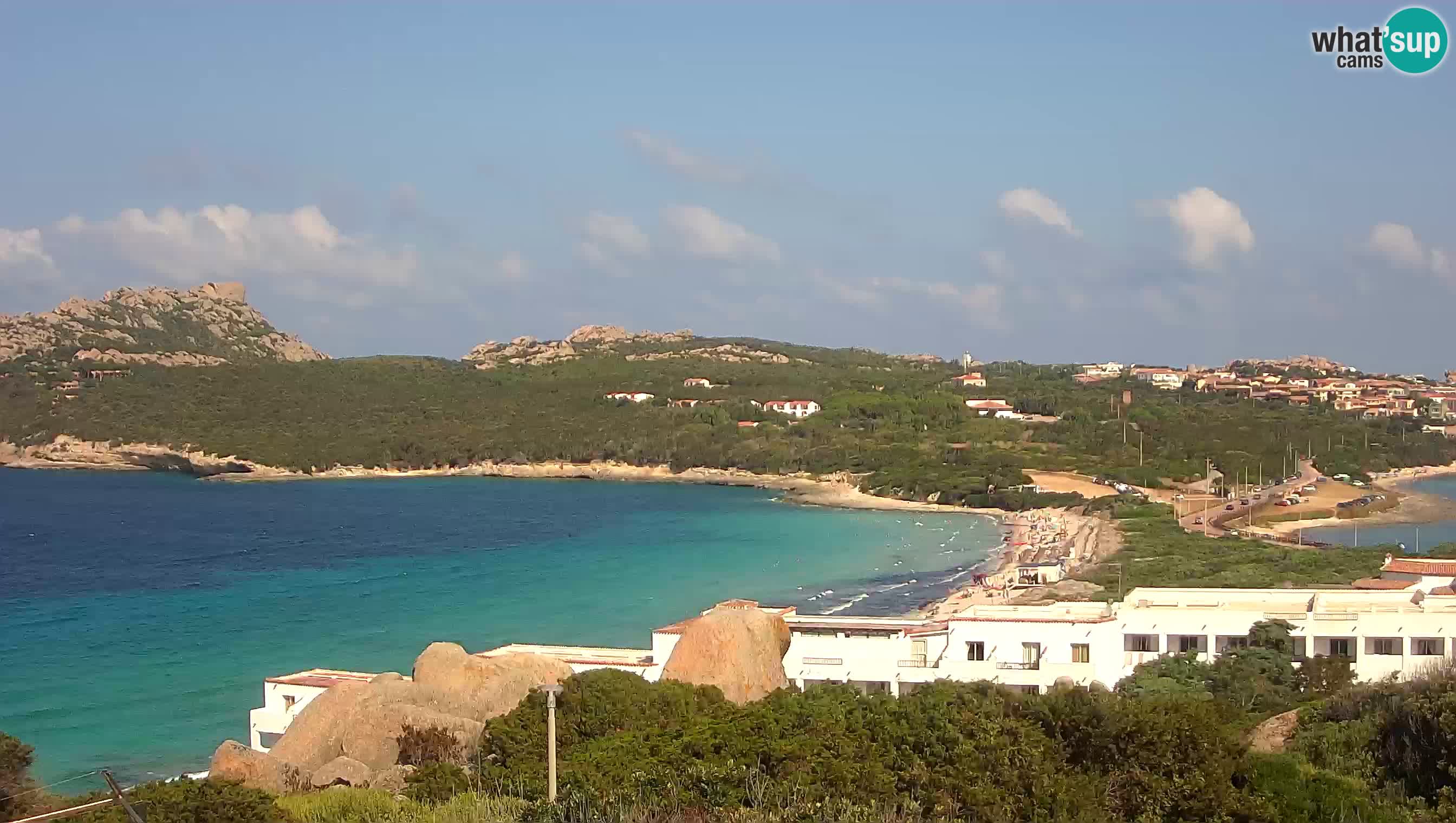 Live Webcam Capo Testa the beach of 2 sea – Santa Teresa Gallura – livecam Sardinia