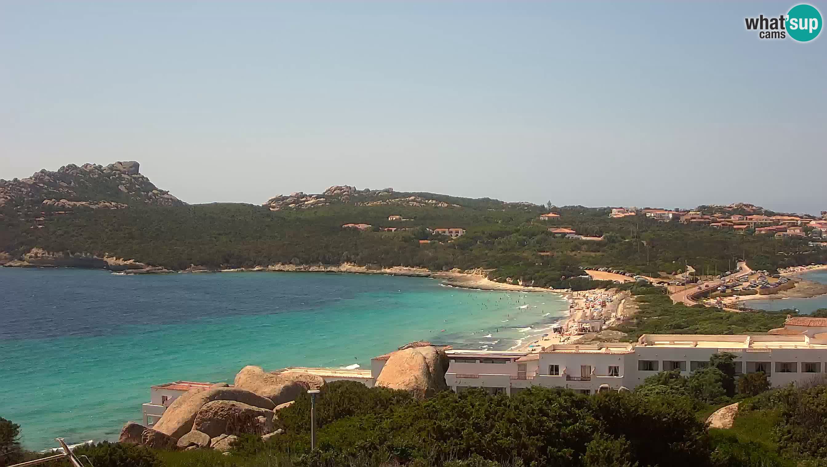 Live Webcam Capo Testa la plage de 2 mer – Santa Teresa Gallura – livecam Sardaigne
