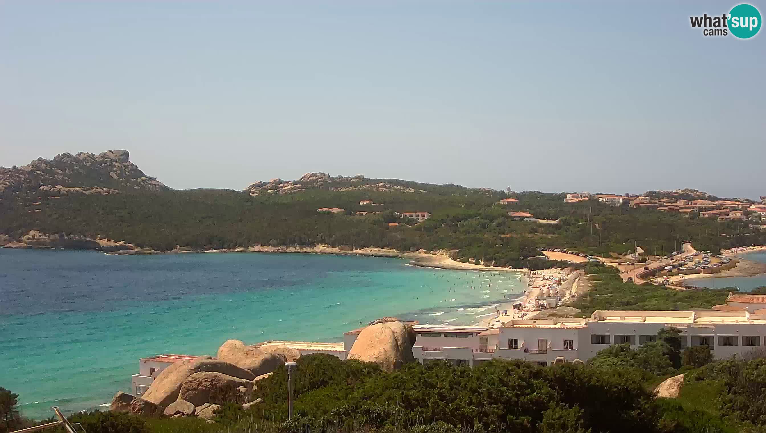 Live Webcam Capo Testa der Strand von 2 Meer – Santa Teresa Gallura – livecam Sardinien