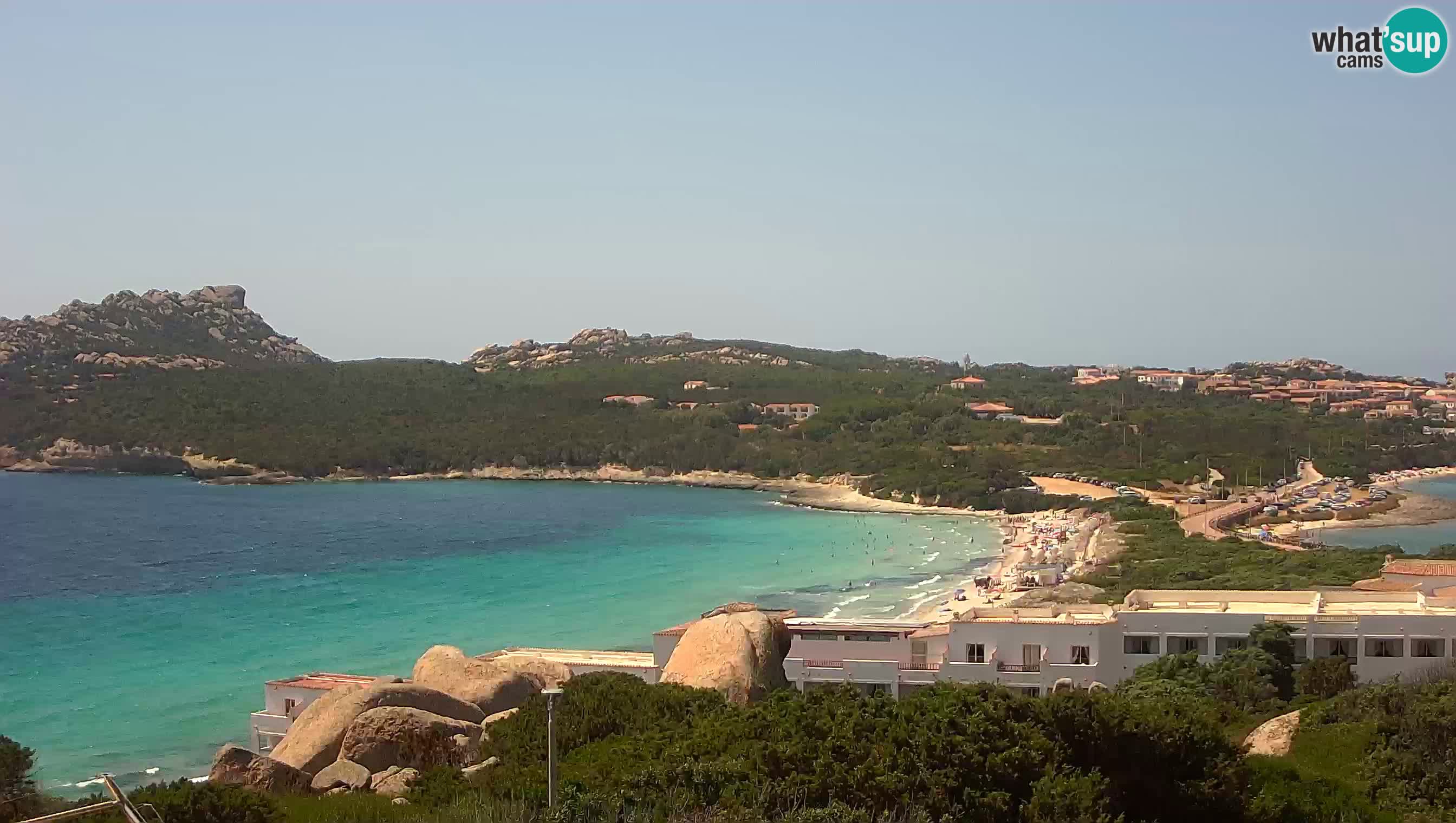 Live Webcam Capo Testa la plage de 2 mer – Santa Teresa Gallura – livecam Sardaigne