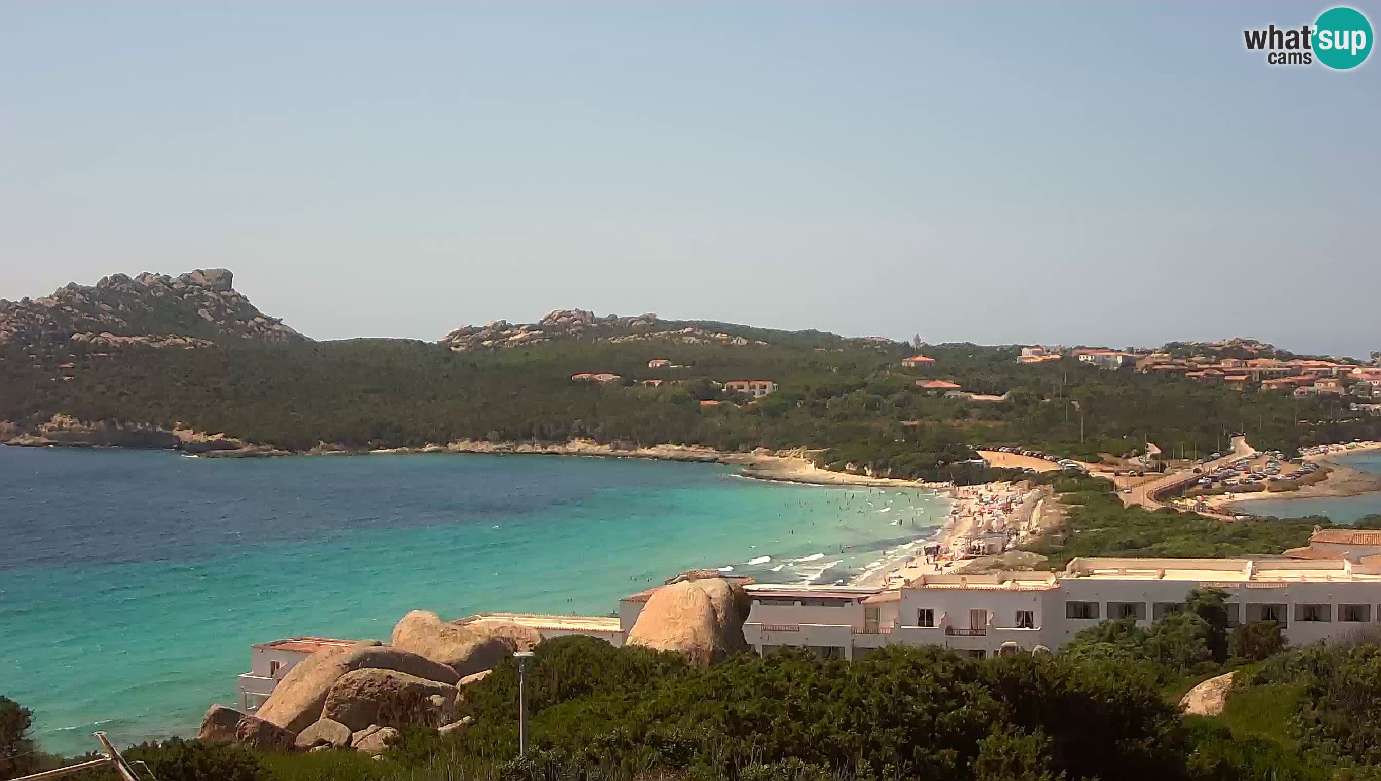 Webcam en vivo Capo Testa la playa de 2 mar – Santa Teresa Gallura – livecam Sardinia
