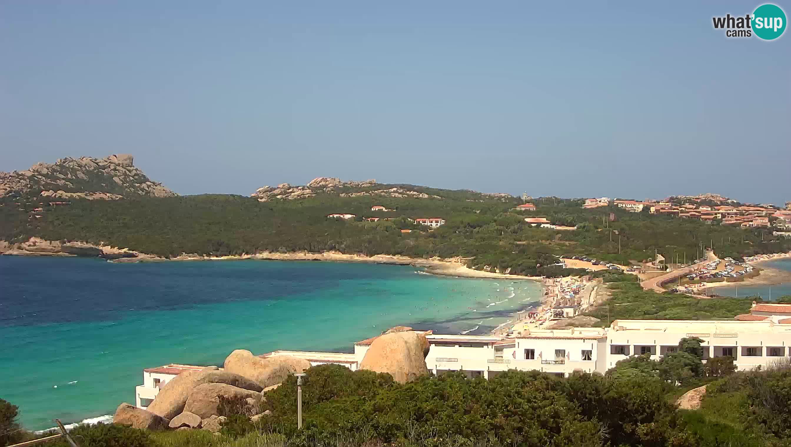 Spletna kamera v živo Capo Testa plaža dveh morij – Santa Teresa Gallura – Sardinija