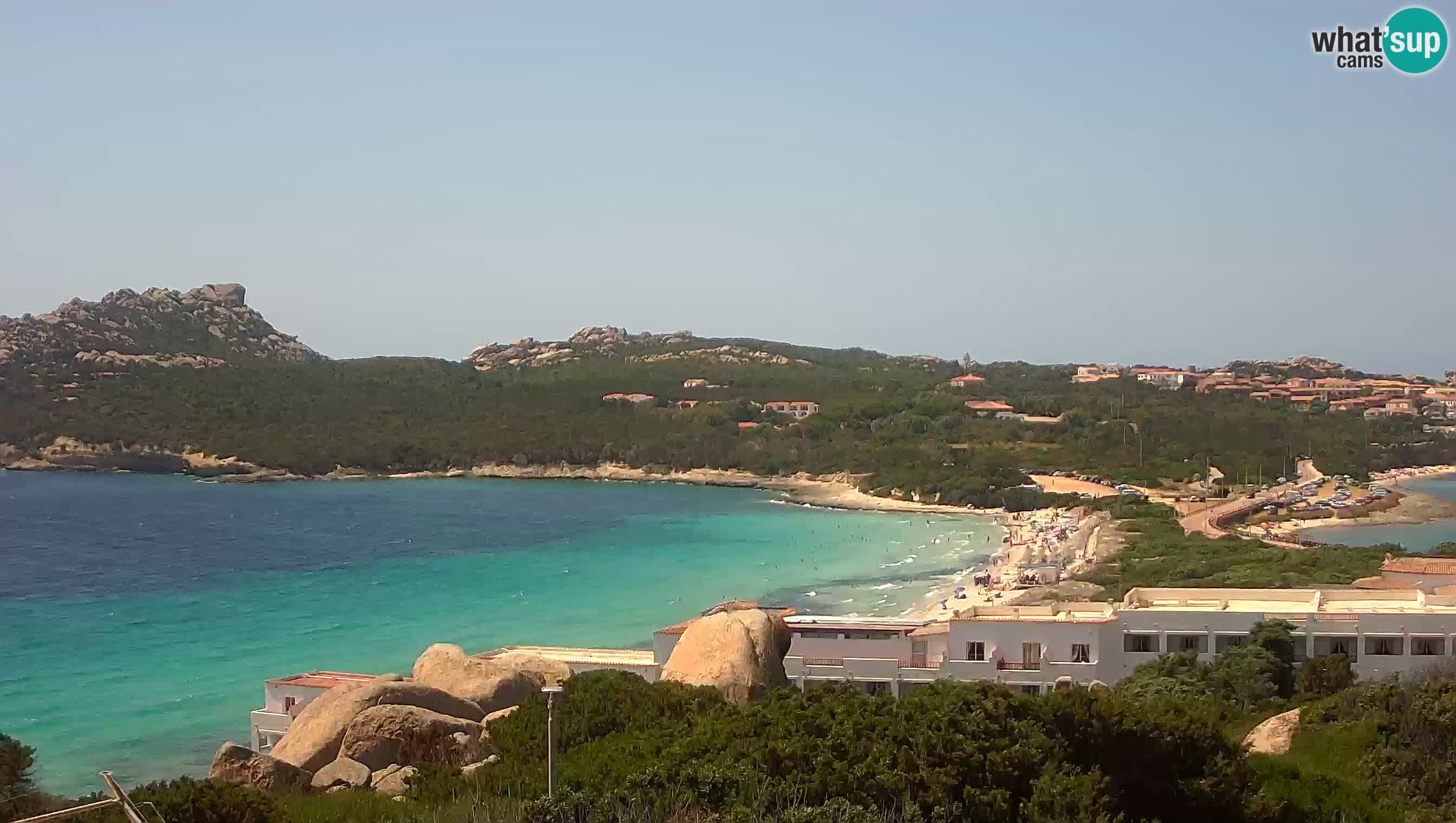 Spletna kamera v živo Capo Testa plaža dveh morij – Santa Teresa Gallura – Sardinija