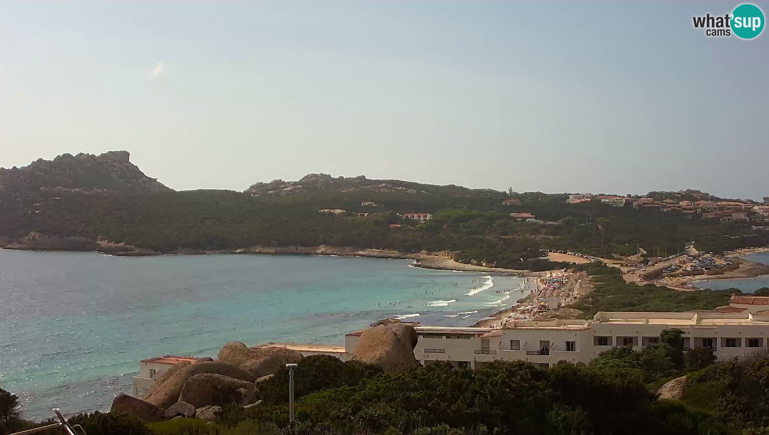 Live Webcam Capo Testa der Strand von 2 Meer – Santa Teresa Gallura – livecam Sardinien