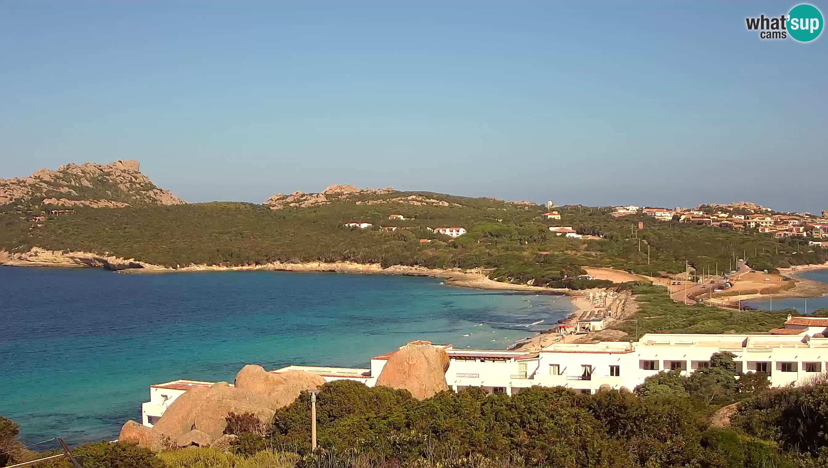 Live Webcam Capo Testa la plage de 2 mer – Santa Teresa Gallura – livecam Sardaigne