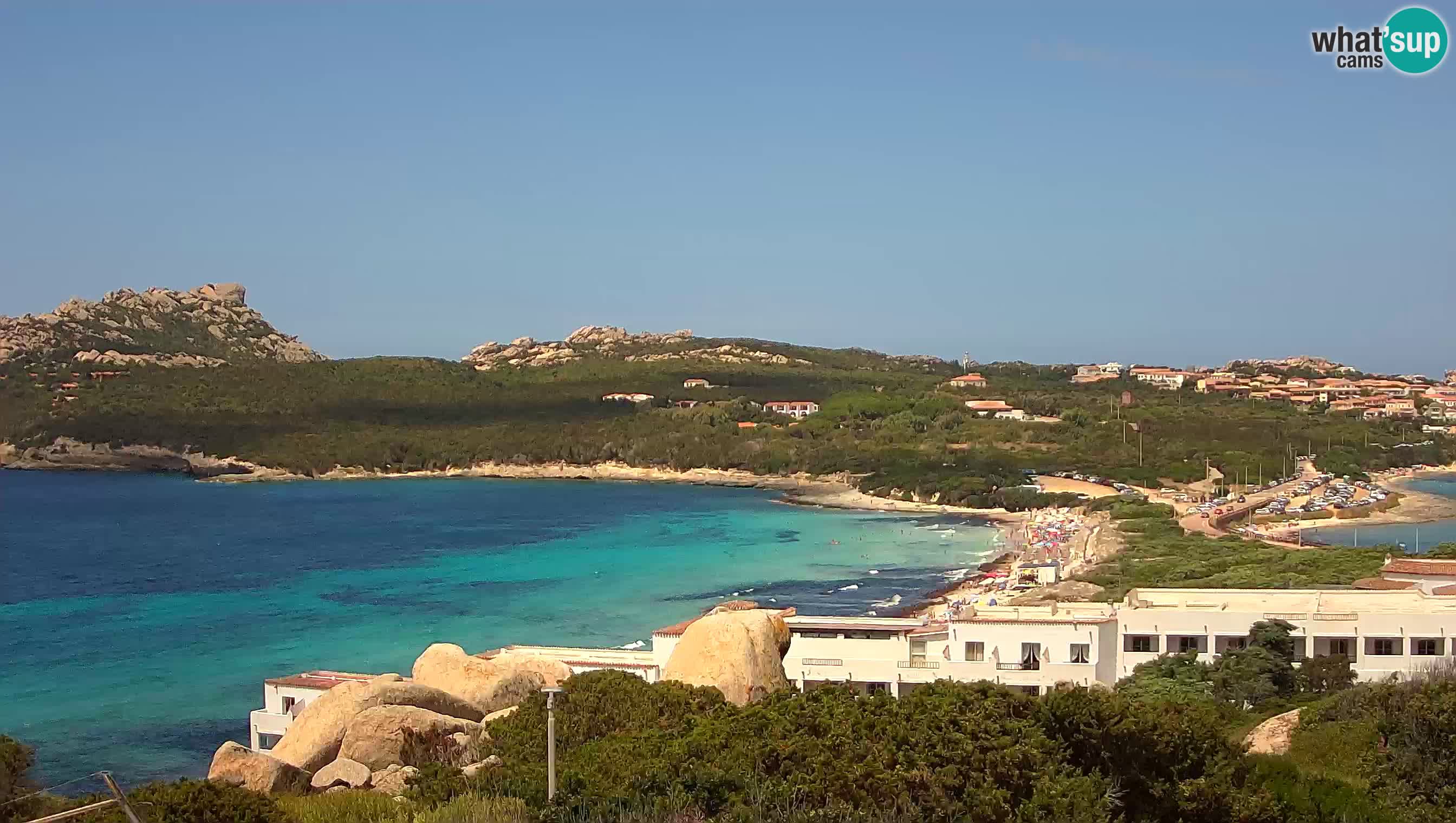 Spletna kamera v živo Capo Testa plaža dveh morij – Santa Teresa Gallura – Sardinija
