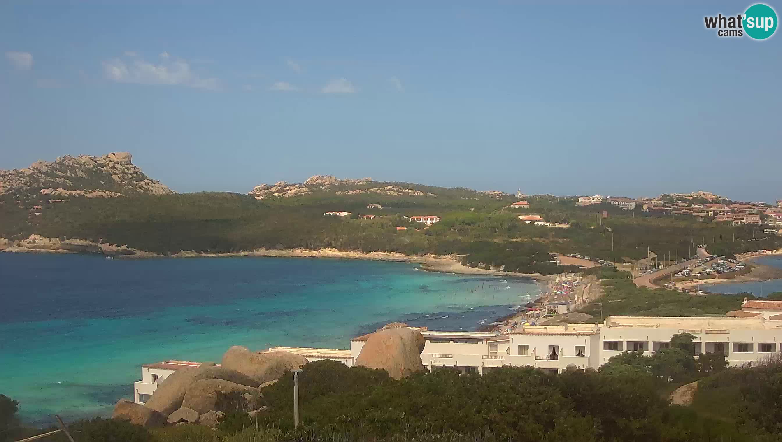 Live Webcam Capo Testa la plage de 2 mer – Santa Teresa Gallura – livecam Sardaigne