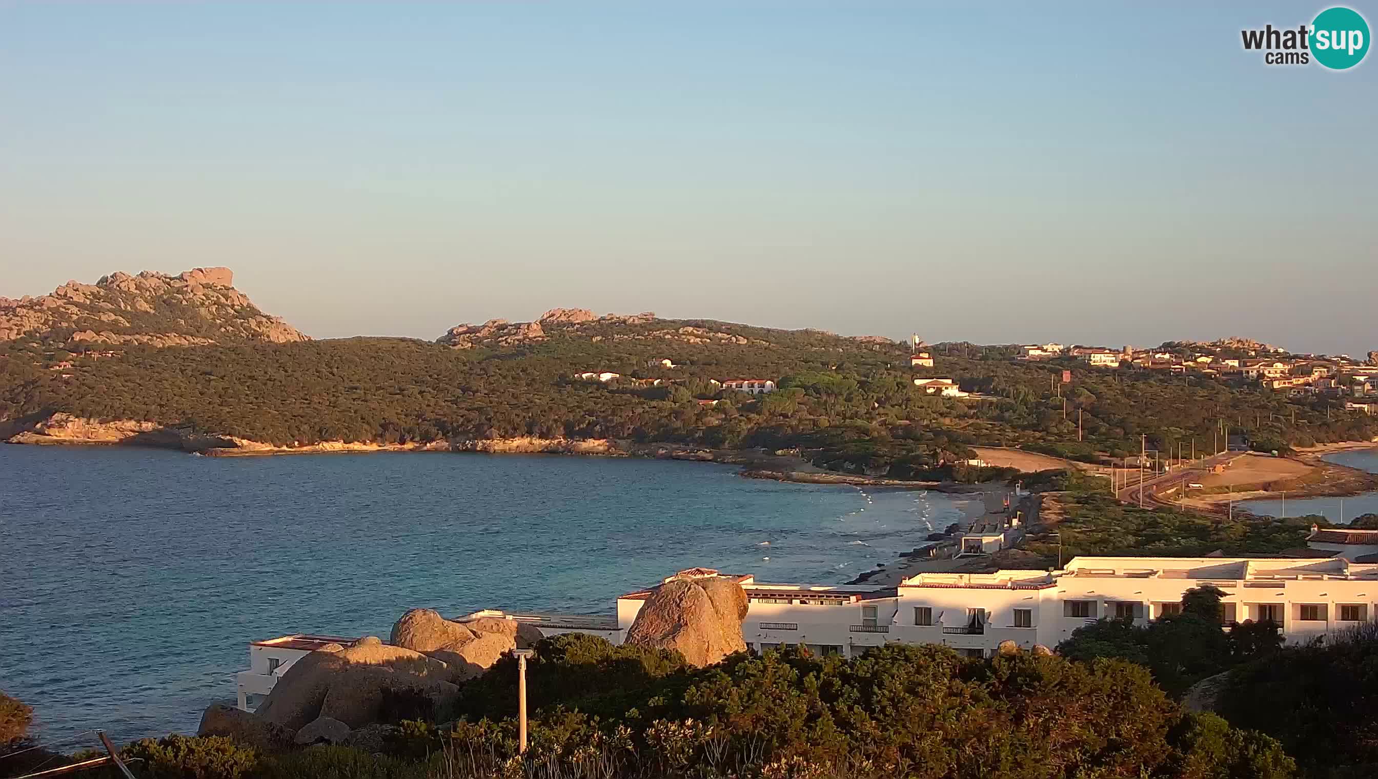 Live Webcam Capo Testa der Strand von 2 Meer – Santa Teresa Gallura – livecam Sardinien
