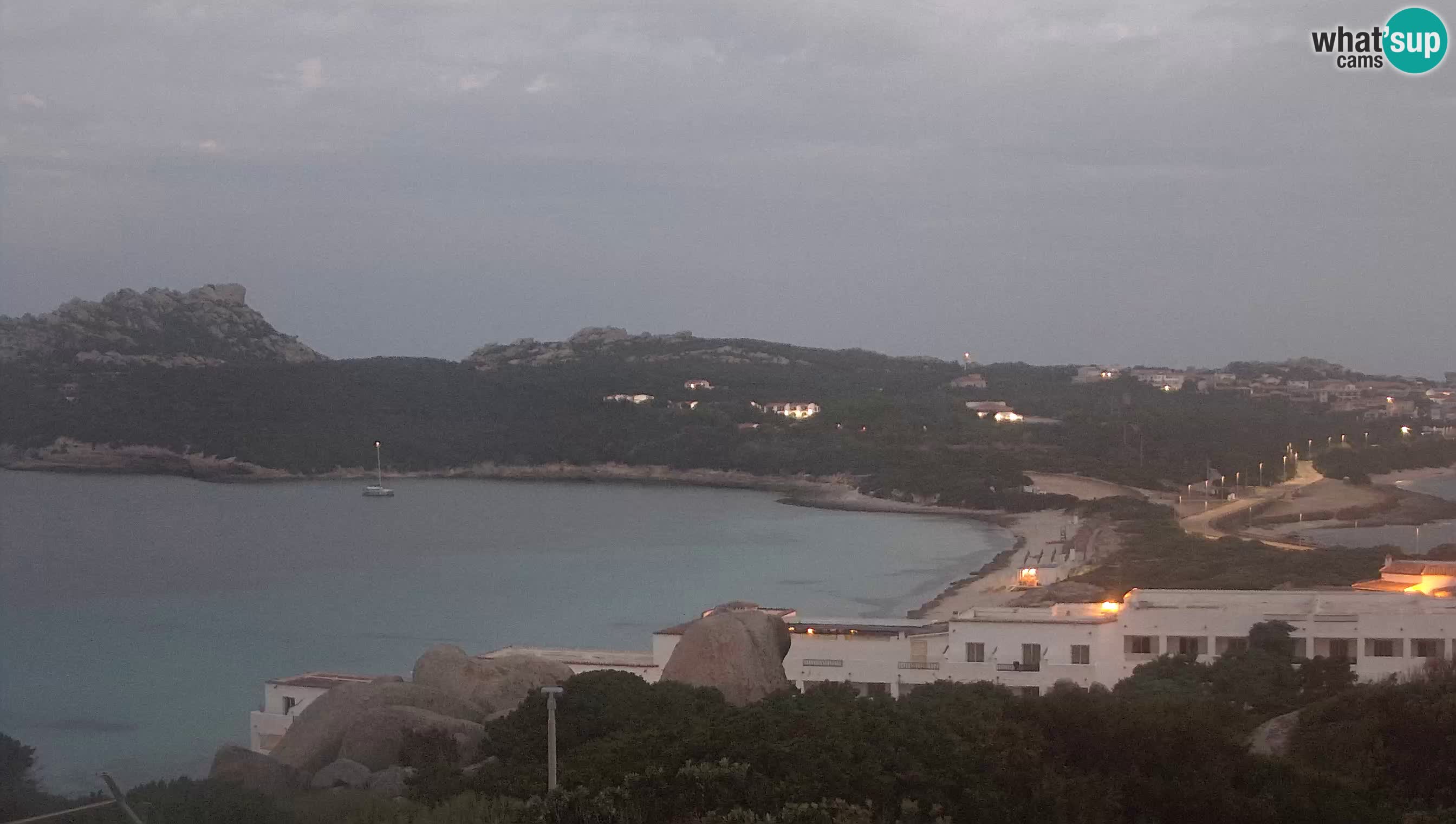 Spletna kamera v živo Capo Testa plaža dveh morij – Santa Teresa Gallura – Sardinija