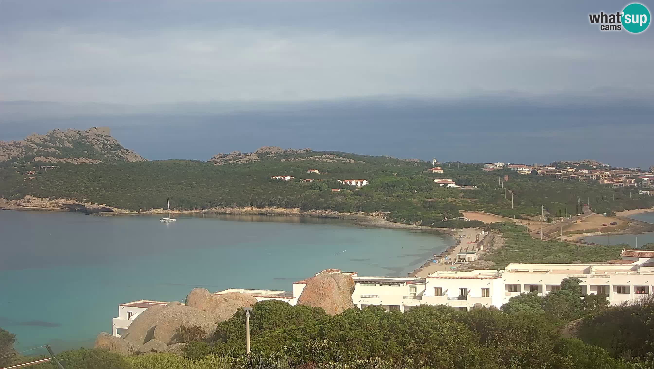 Webcam en vivo Capo Testa la playa de 2 mar – Santa Teresa Gallura – livecam Sardinia