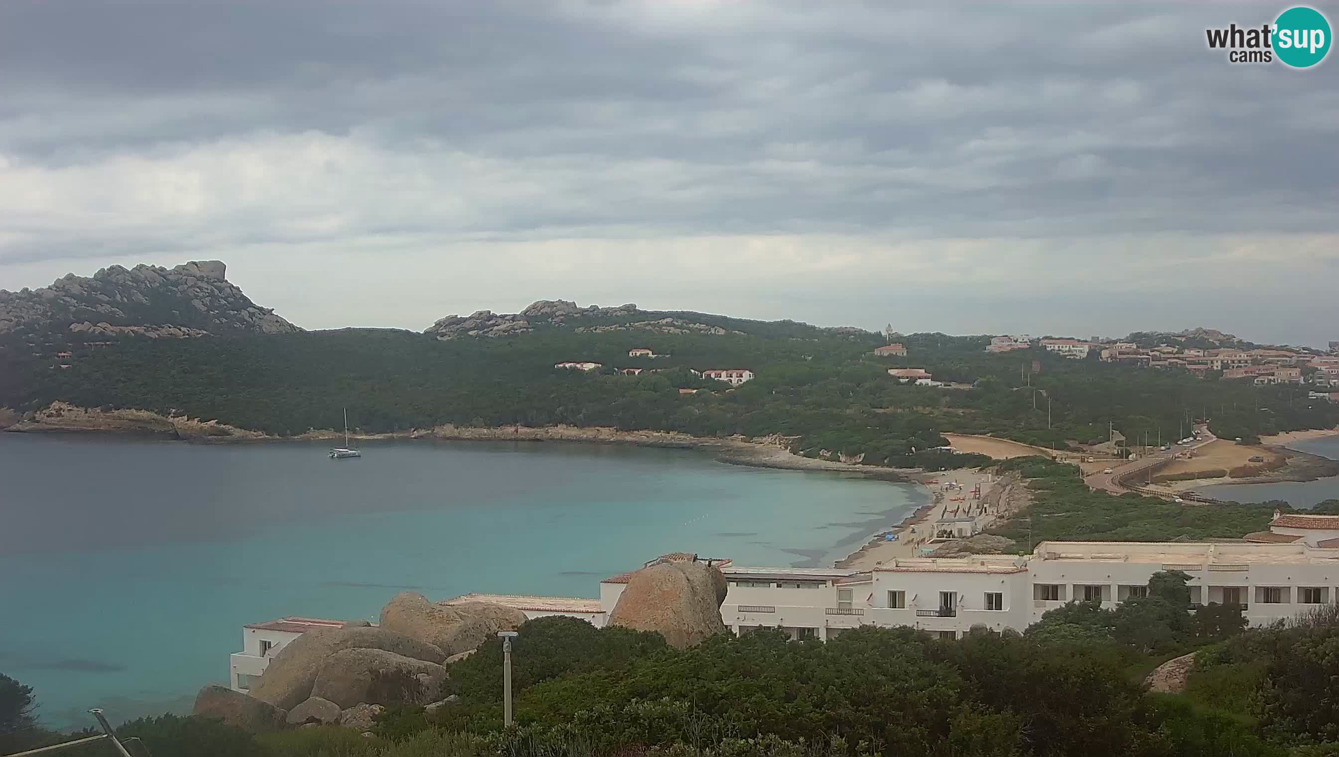 Live Webcam Capo Testa la plage de 2 mer – Santa Teresa Gallura – livecam Sardaigne
