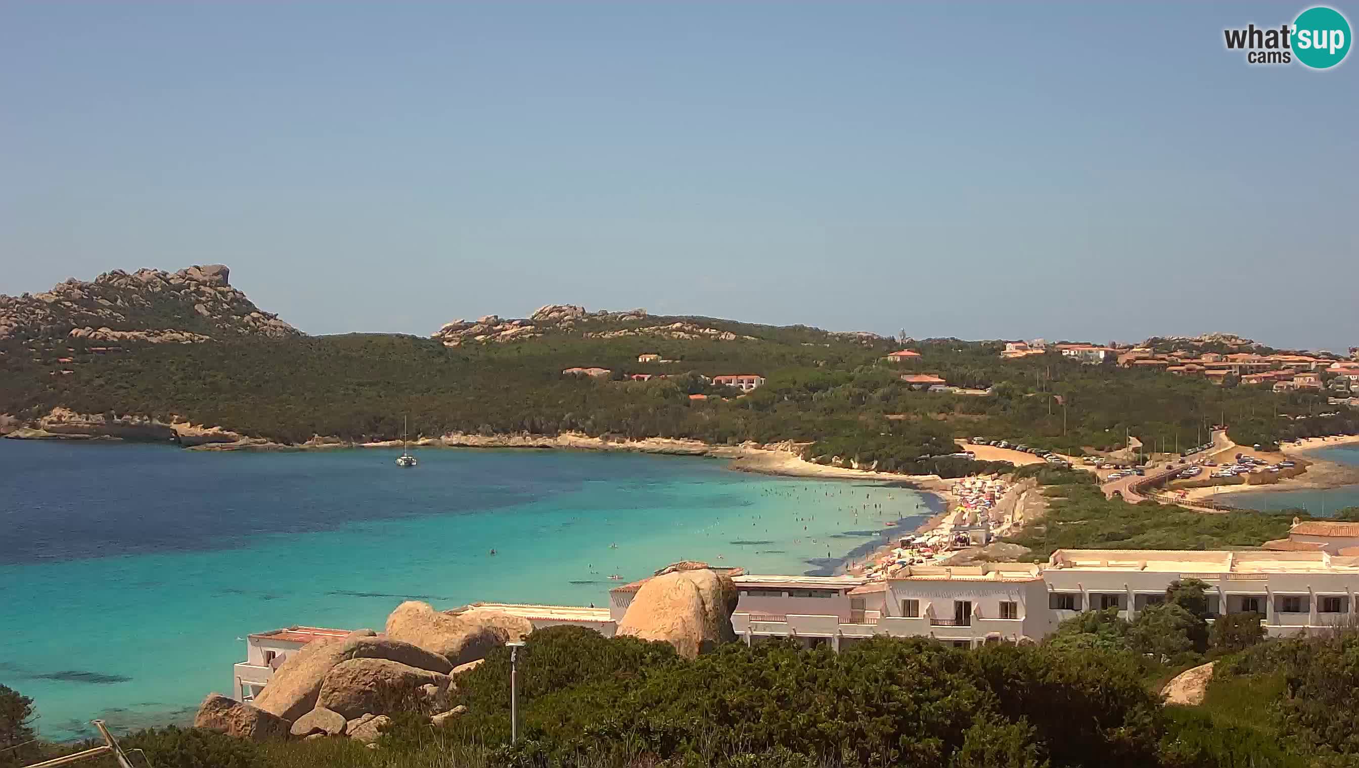 Live Webcam Capo Testa the beach of 2 sea – Santa Teresa Gallura – livecam Sardinia