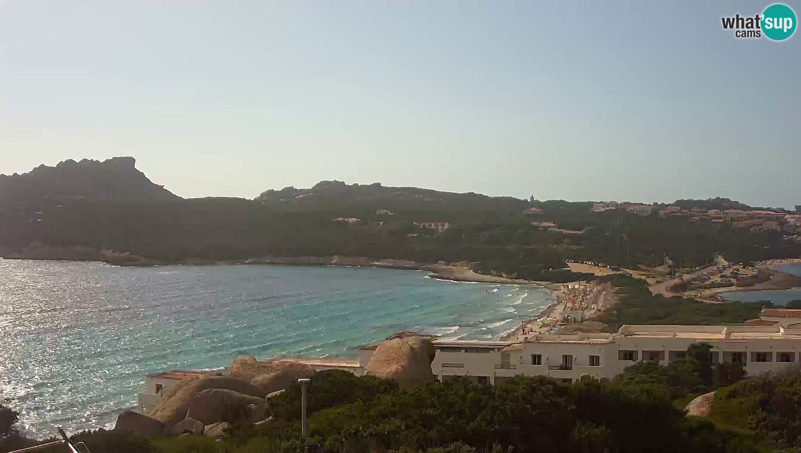 Live Webcam Capo Testa der Strand von 2 Meer – Santa Teresa Gallura – livecam Sardinien