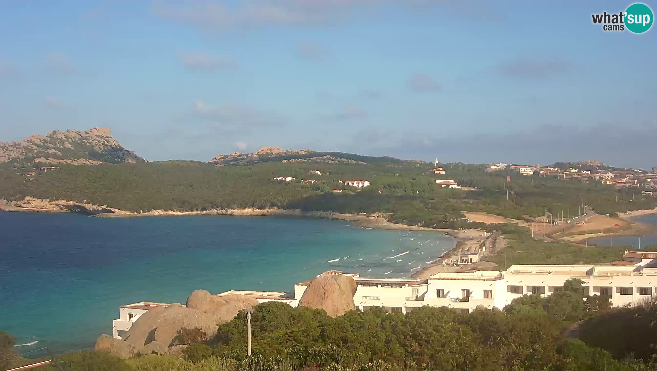 Live Webcam Capo Testa la plage de 2 mer – Santa Teresa Gallura – livecam Sardaigne