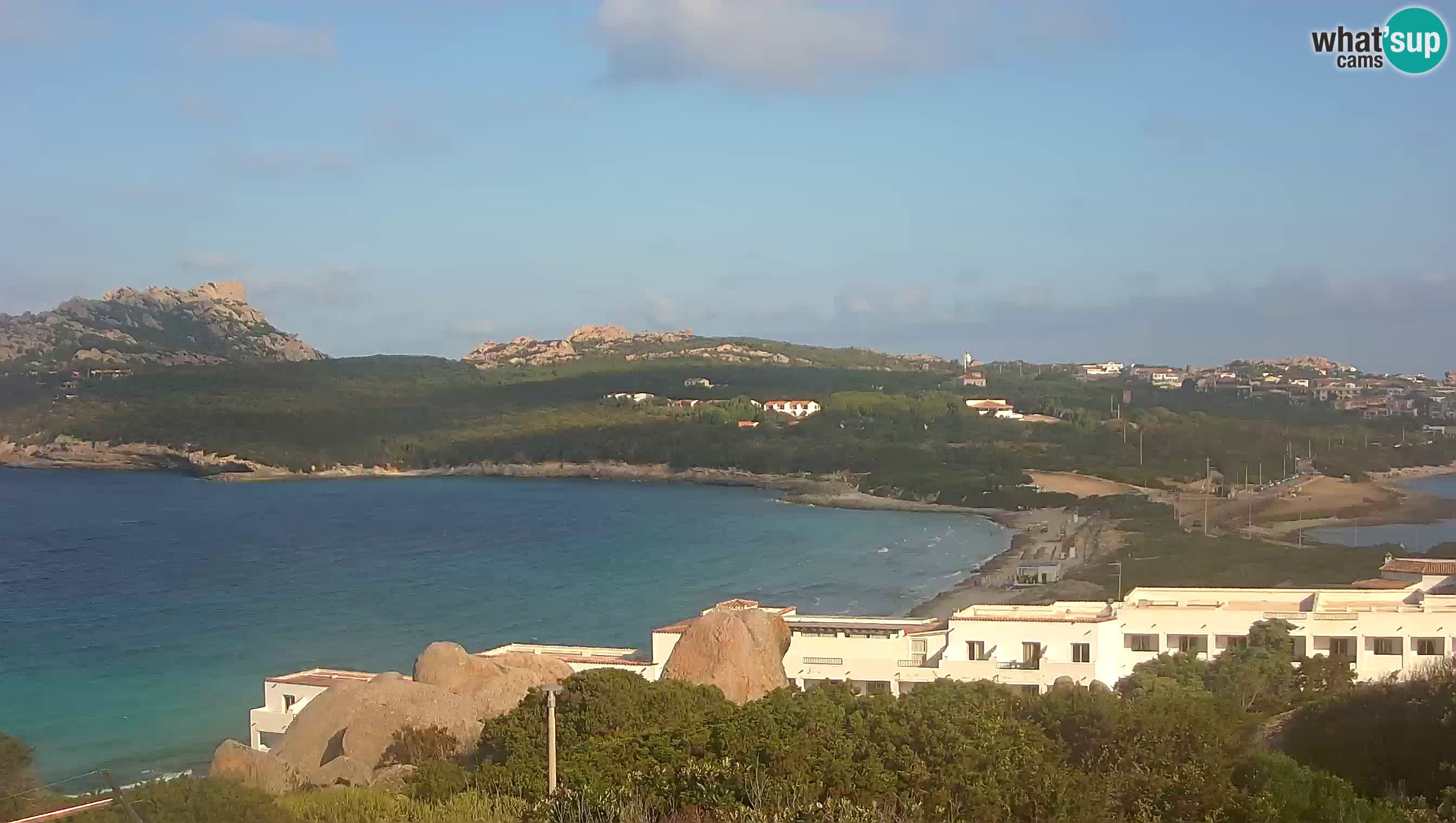 Webcam en vivo Capo Testa la playa de 2 mar – Santa Teresa Gallura – livecam Sardinia