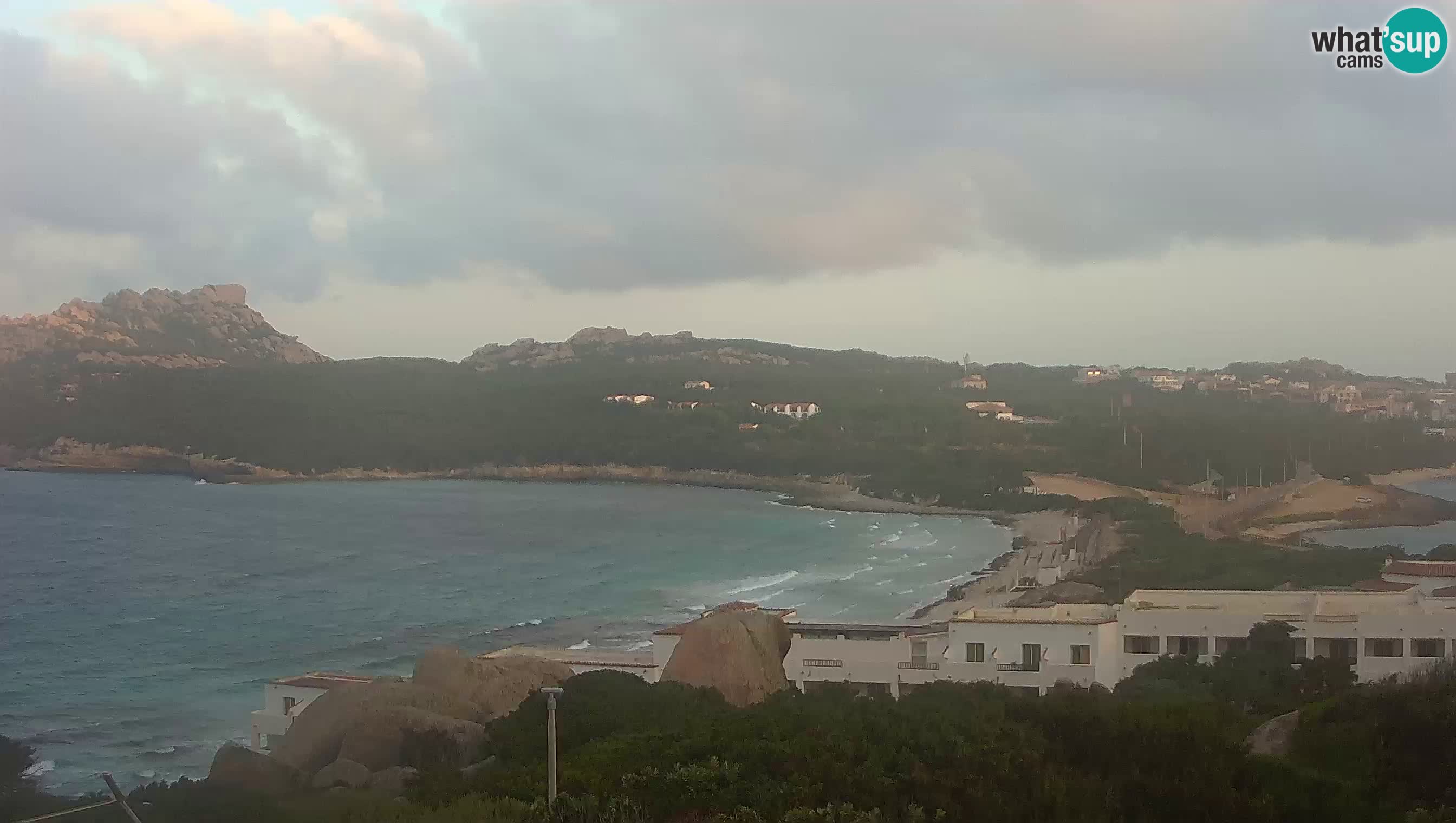 Spletna kamera v živo Capo Testa plaža dveh morij – Santa Teresa Gallura – Sardinija