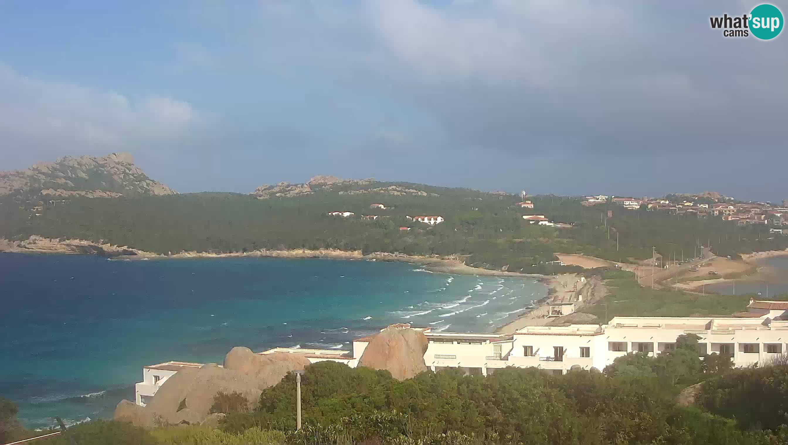 Live Webcam Capo Testa the beach of 2 sea – Santa Teresa Gallura – livecam Sardinia