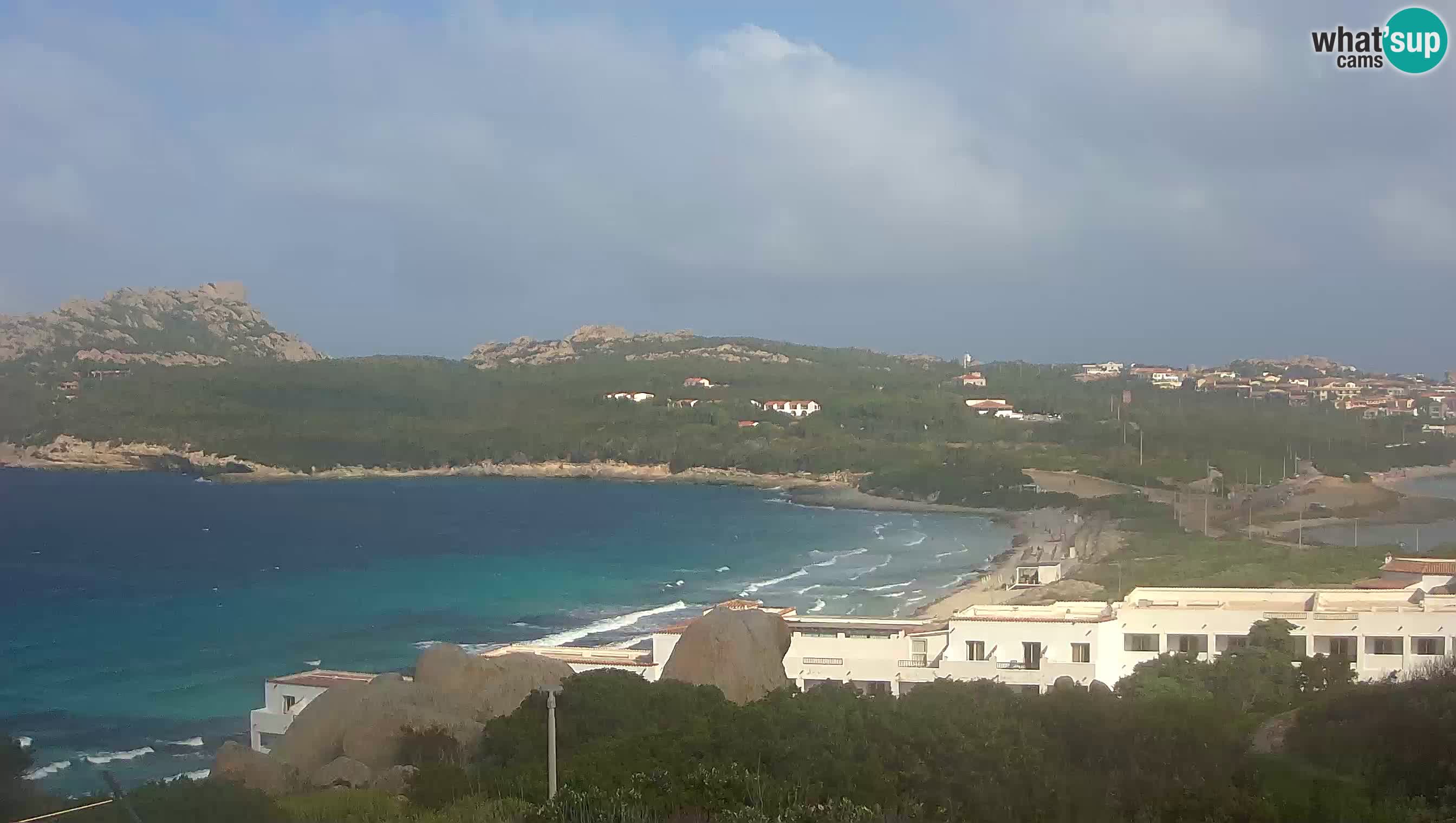 Live Webcam Capo Testa der Strand von 2 Meer – Santa Teresa Gallura – livecam Sardinien