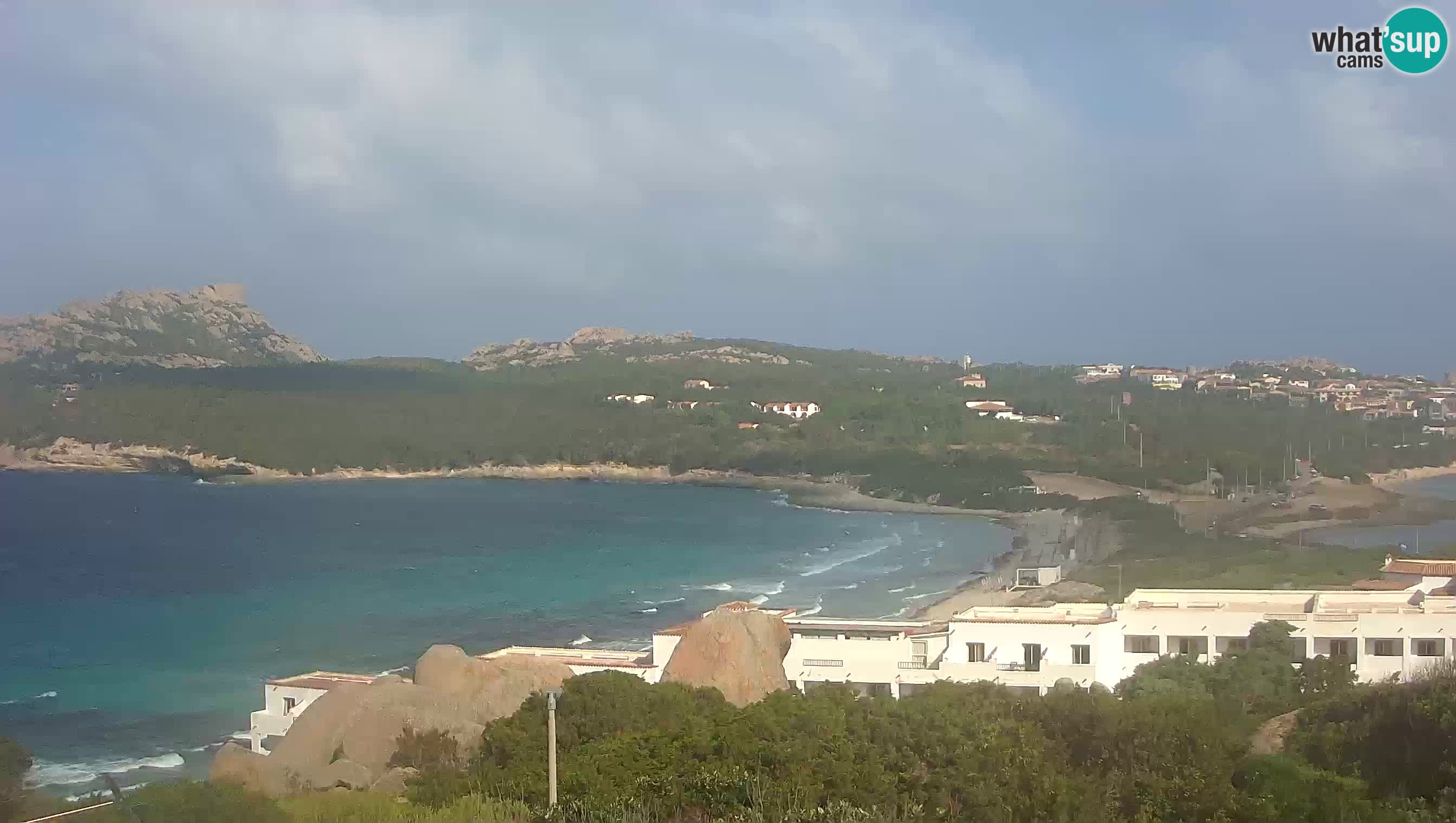 Live Webcam Capo Testa la plage de 2 mer – Santa Teresa Gallura – livecam Sardaigne