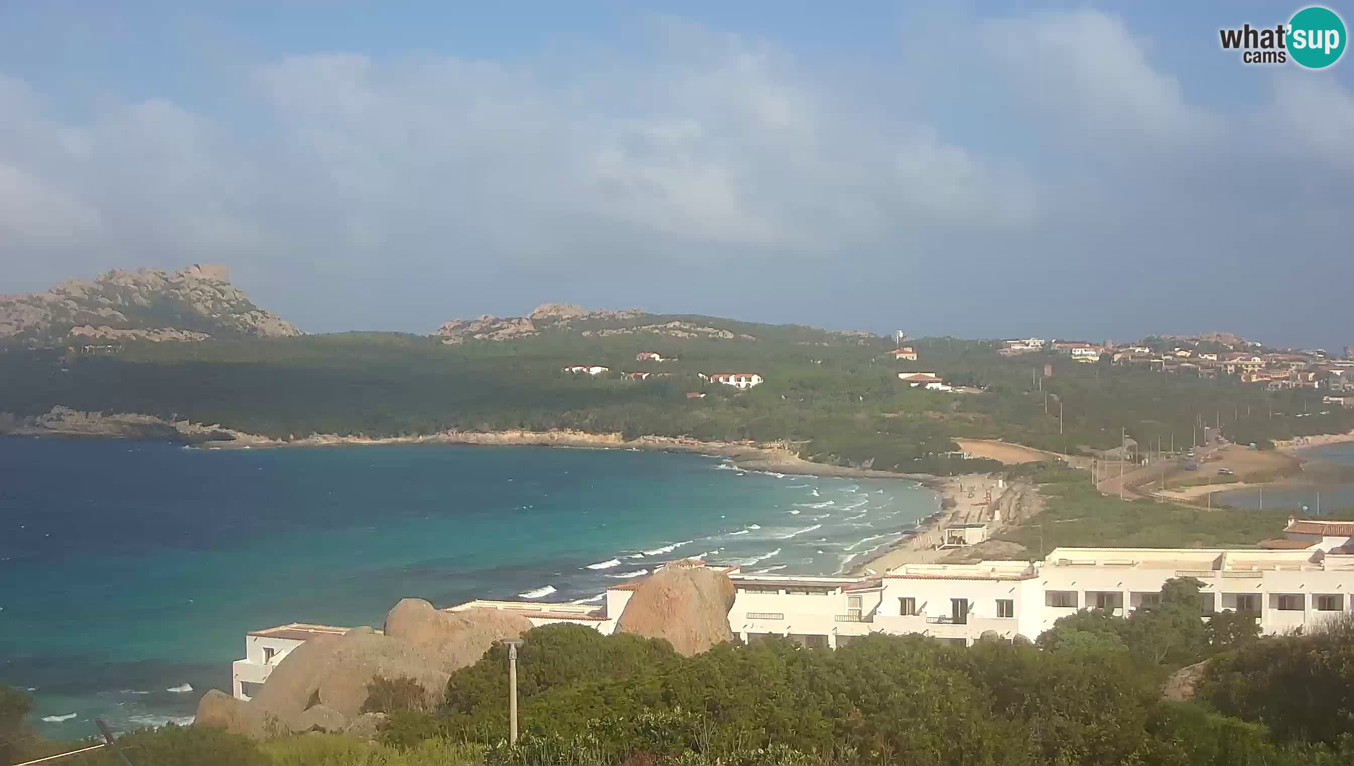 Spletna kamera v živo Capo Testa plaža dveh morij – Santa Teresa Gallura – Sardinija