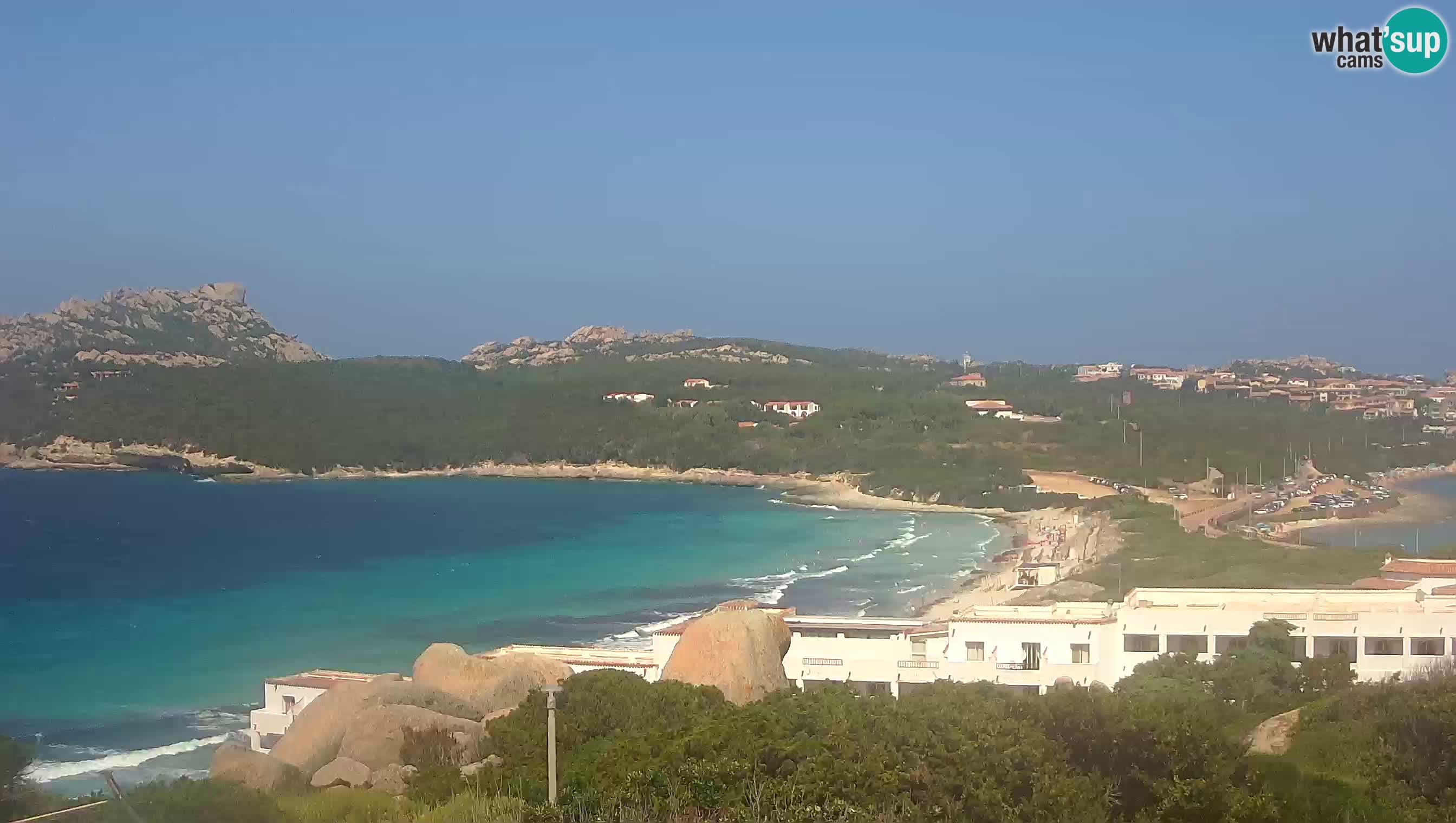 Live Webcam Capo Testa der Strand von 2 Meer – Santa Teresa Gallura – livecam Sardinien