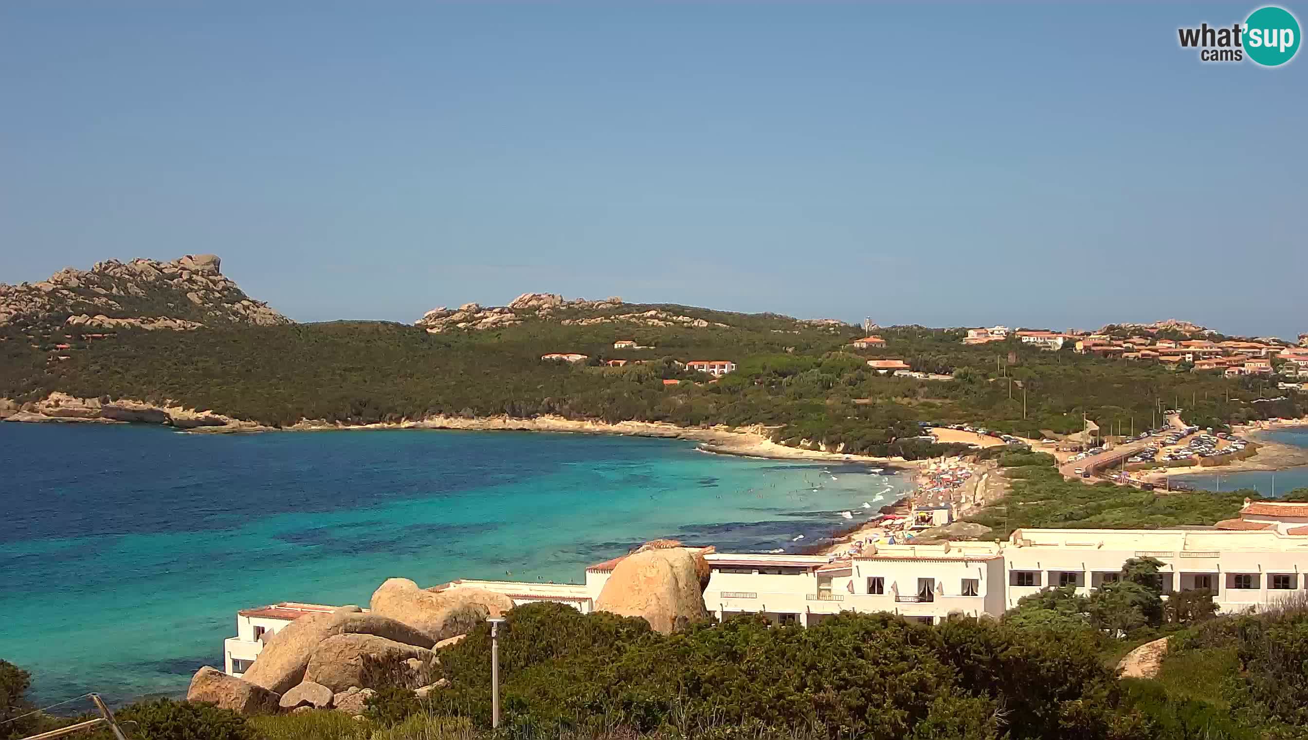 Spletna kamera v živo Capo Testa plaža dveh morij – Santa Teresa Gallura – Sardinija