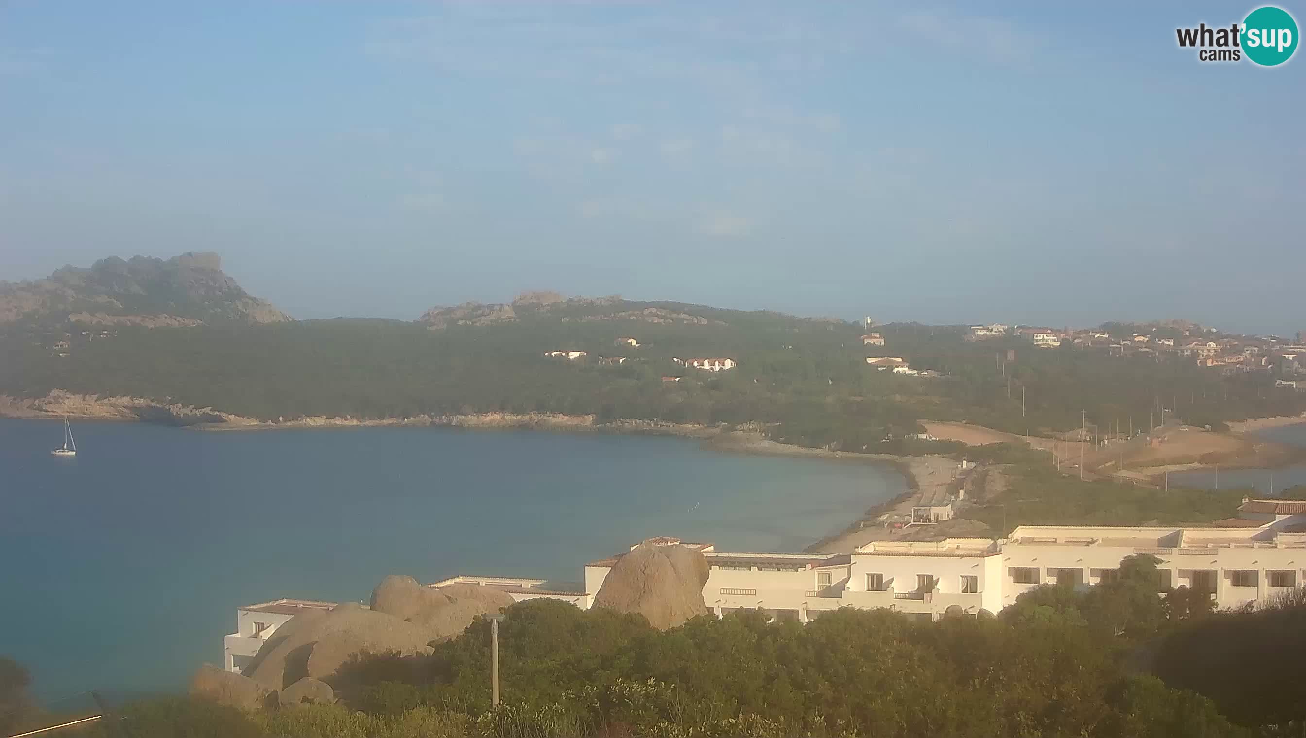 Live Webcam Capo Testa der Strand von 2 Meer – Santa Teresa Gallura – livecam Sardinien