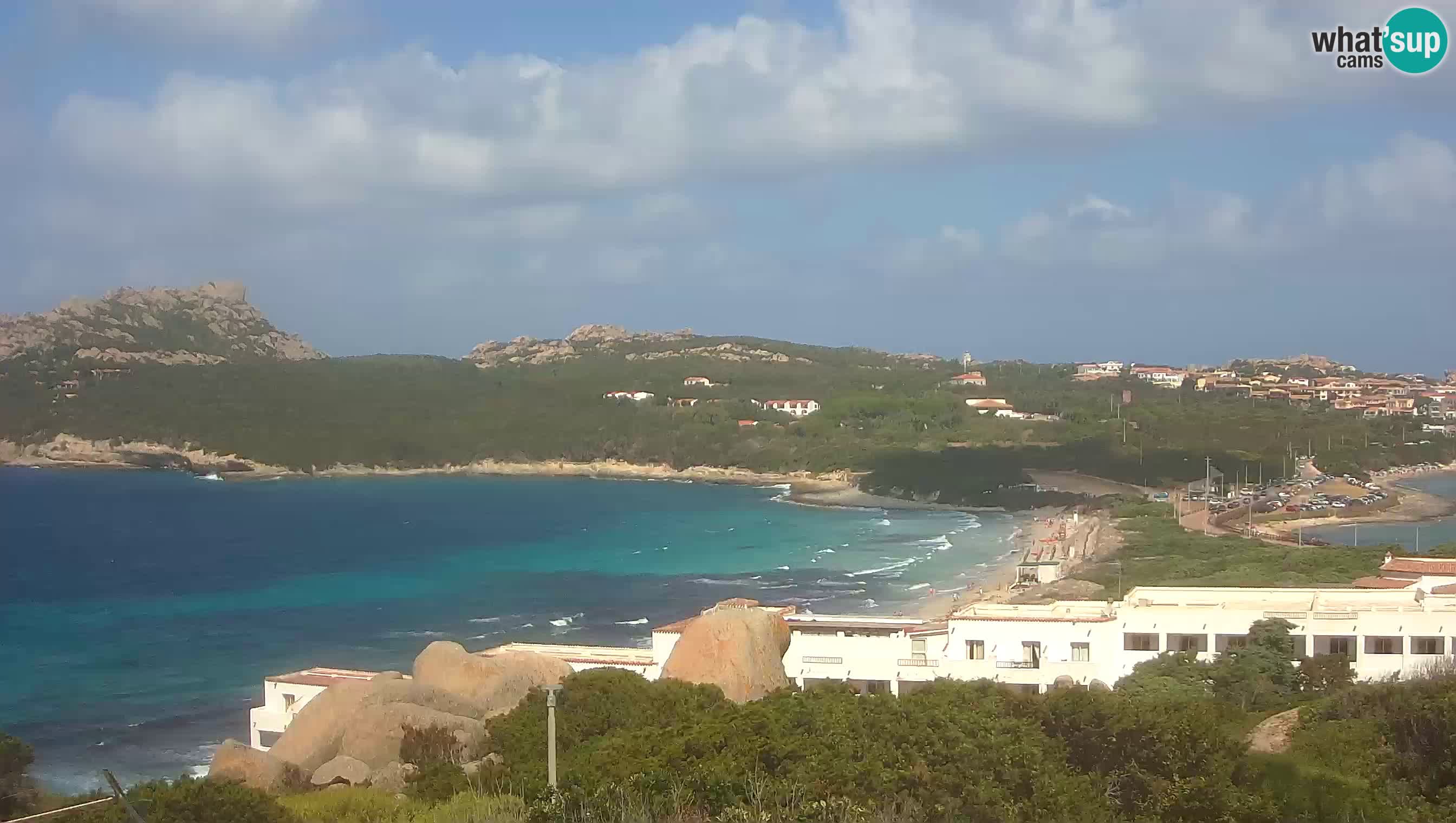 Spletna kamera v živo Capo Testa plaža dveh morij – Santa Teresa Gallura – Sardinija
