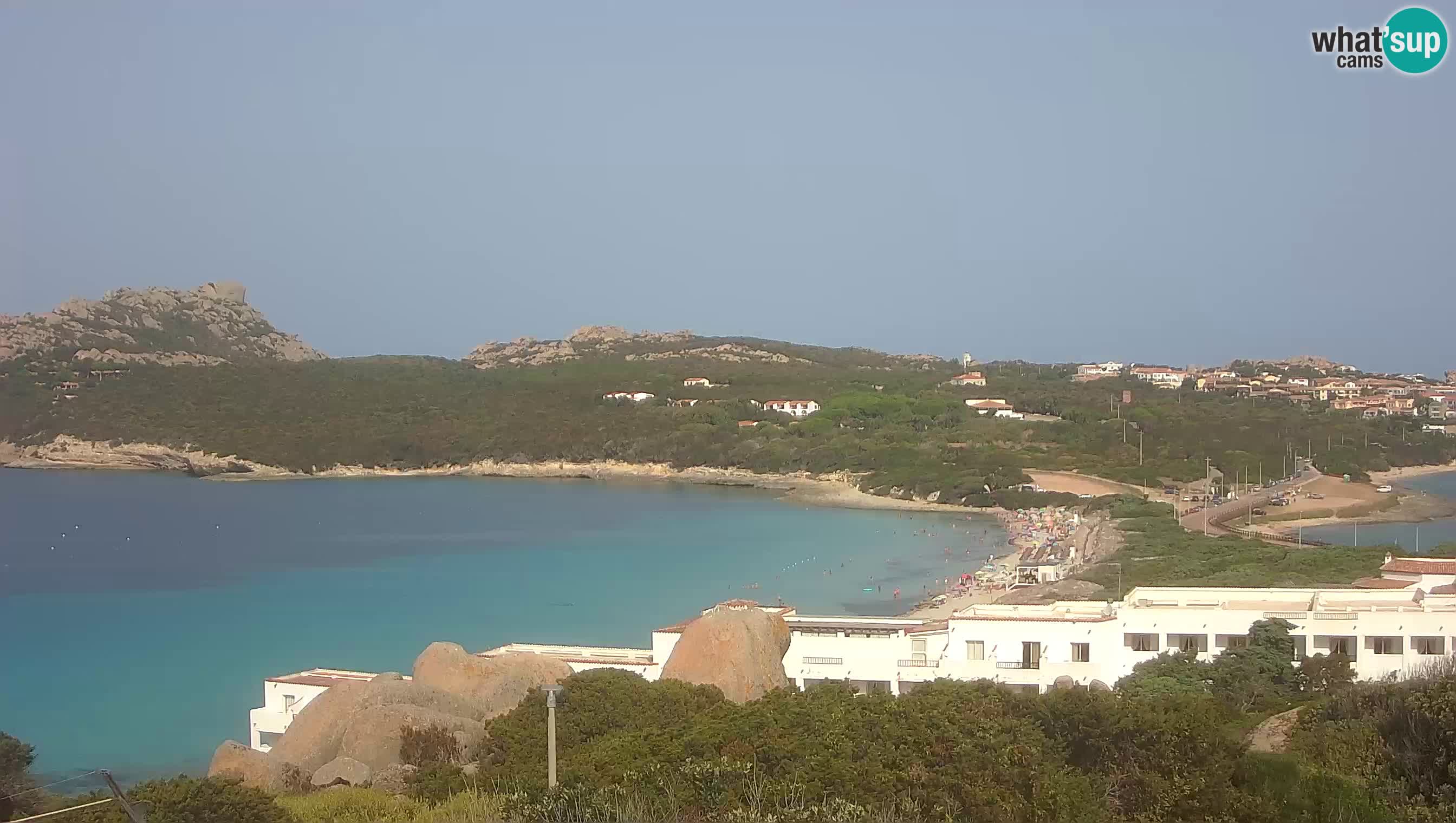 Live Webcam Capo Testa la plage de 2 mer – Santa Teresa Gallura – livecam Sardaigne