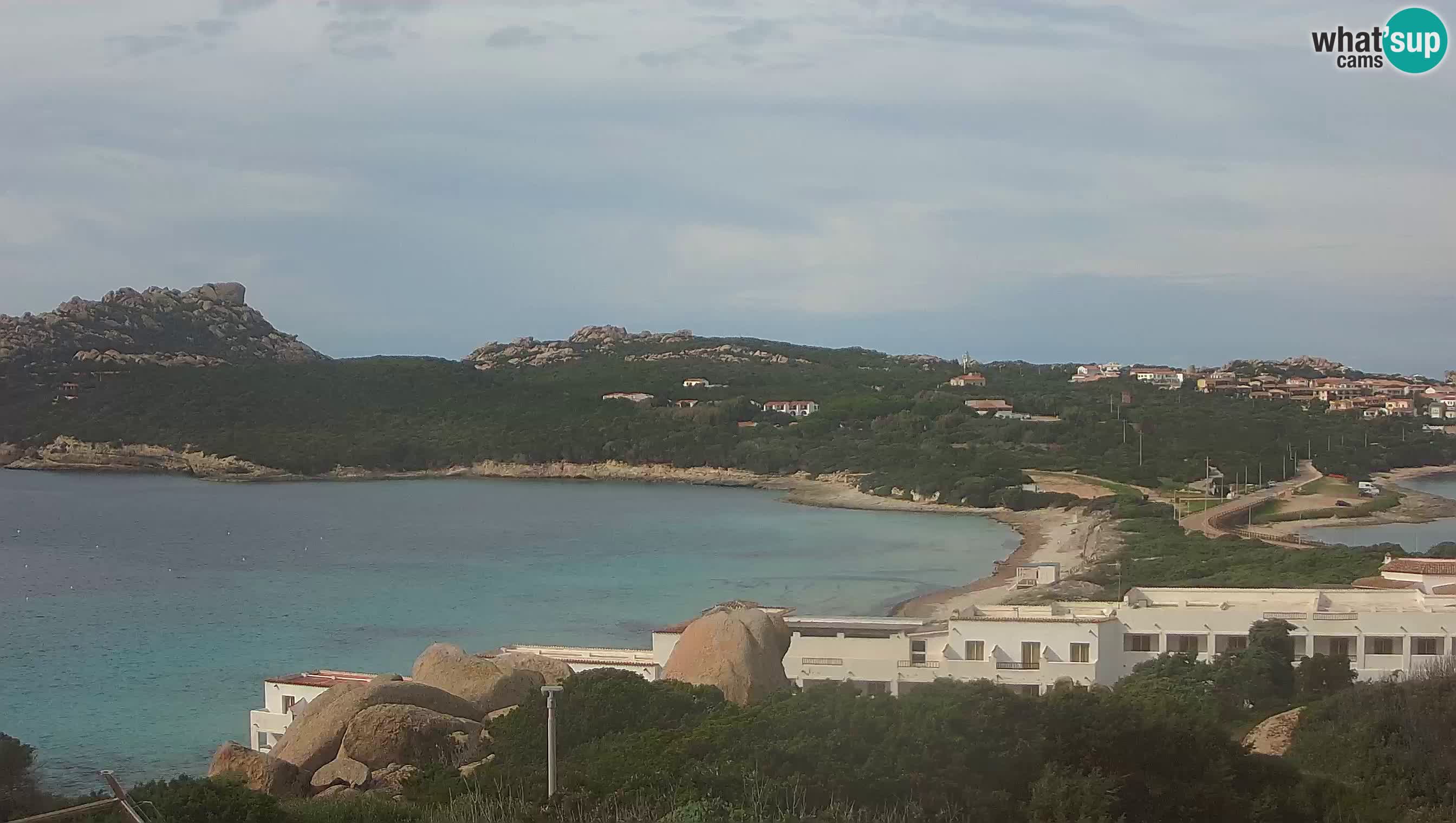 Live Webcam Capo Testa la plage de 2 mer – Santa Teresa Gallura – livecam Sardaigne