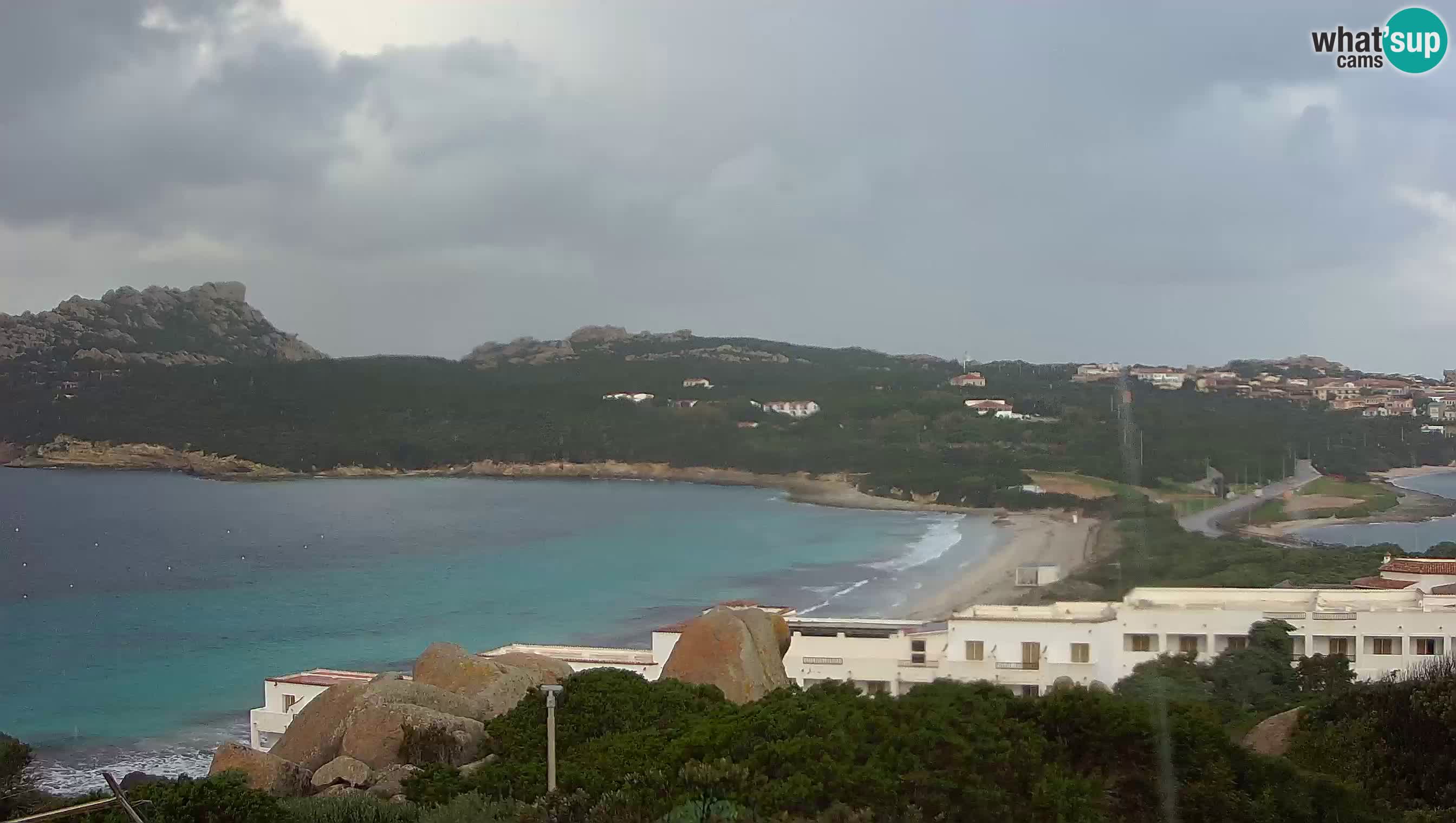 Live Webcam Capo Testa der Strand von 2 Meer – Santa Teresa Gallura – livecam Sardinien