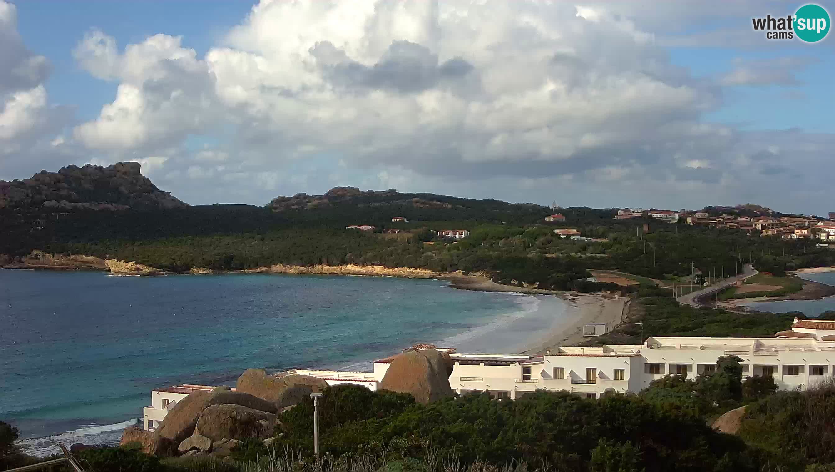 Live Webcam Capo Testa la plage de 2 mer – Santa Teresa Gallura – livecam Sardaigne
