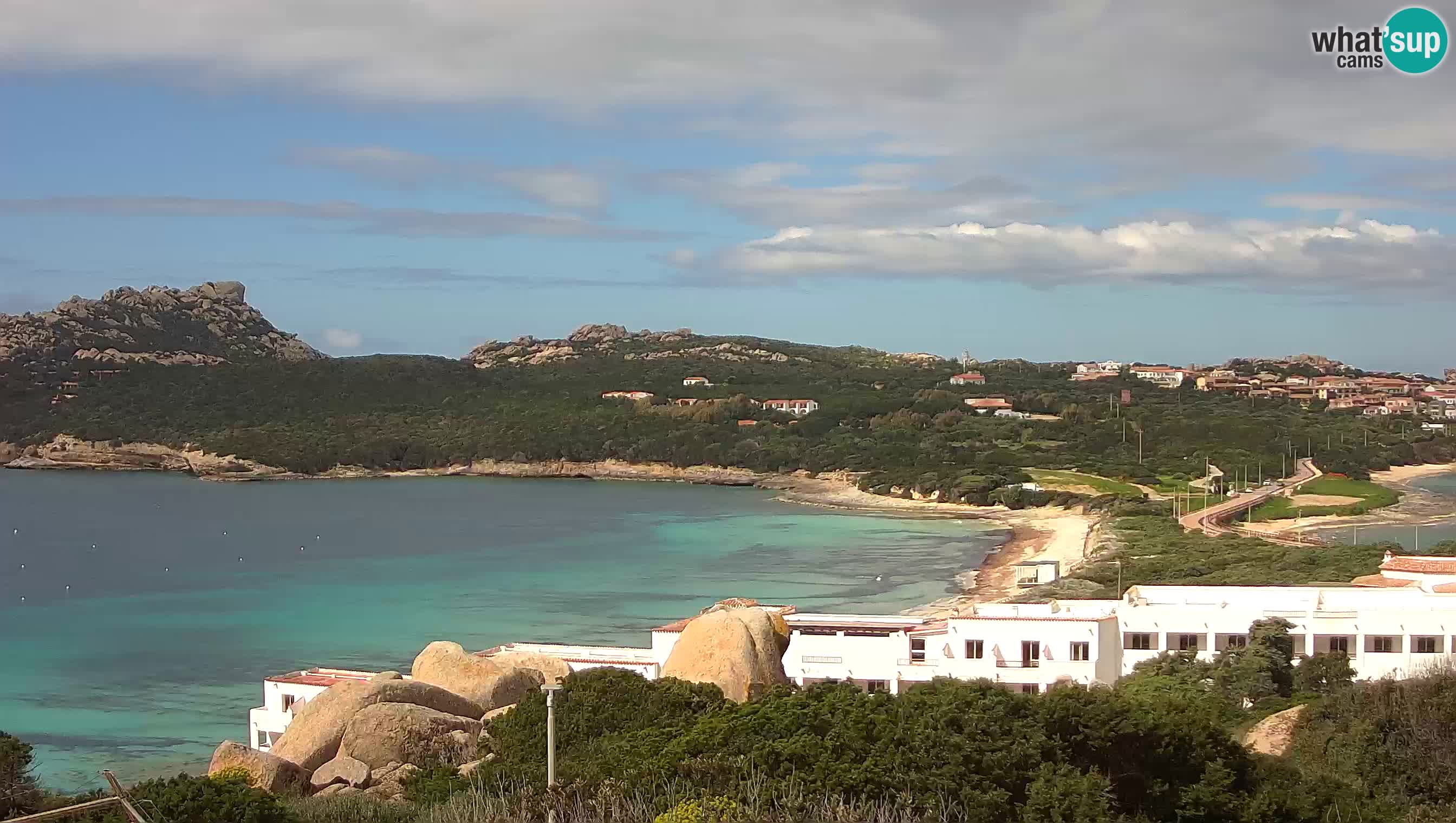 Live Webcam Capo Testa der Strand von 2 Meer – Santa Teresa Gallura – livecam Sardinien