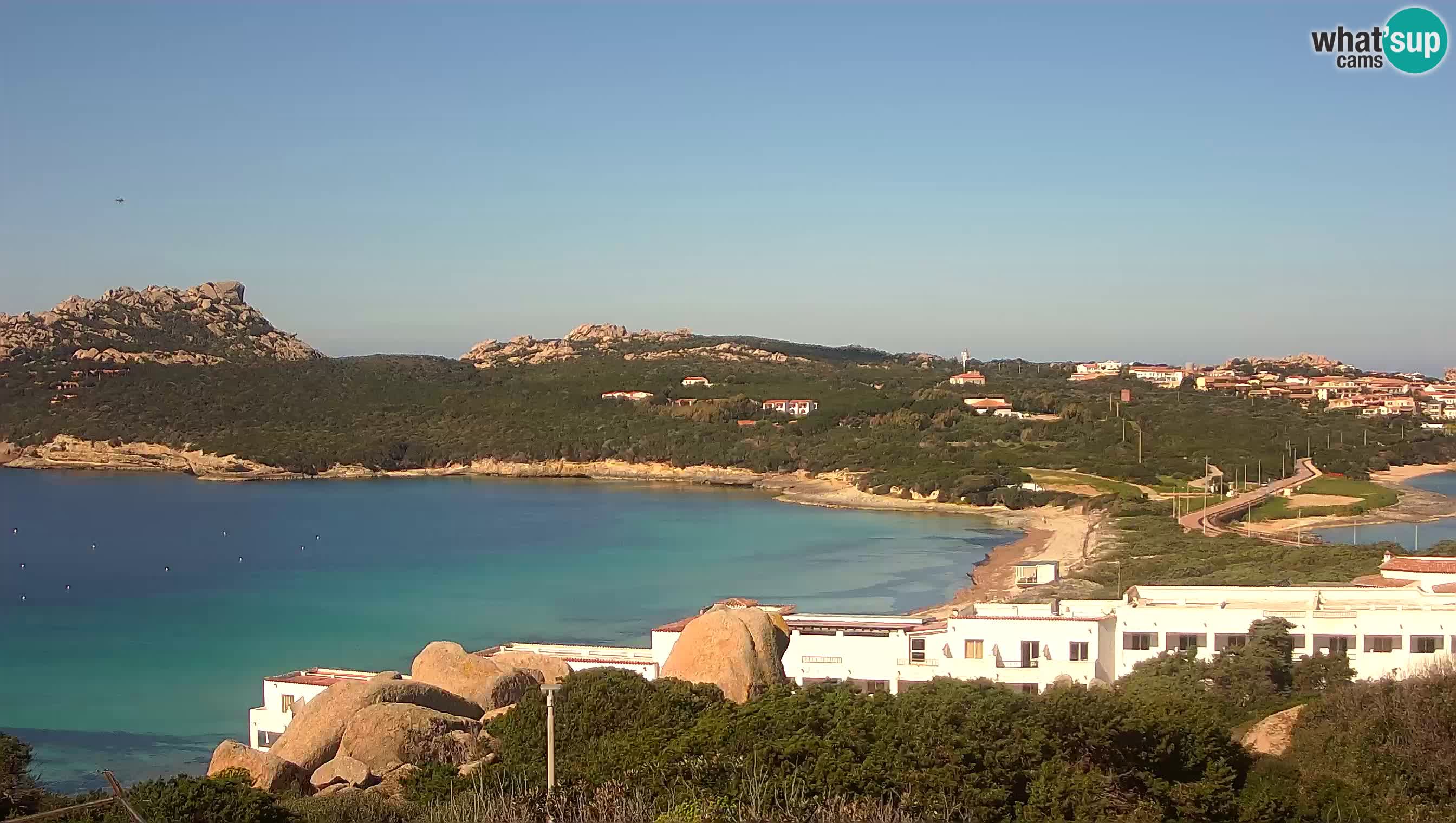 Live Webcam Capo Testa la plage de 2 mer – Santa Teresa Gallura – livecam Sardaigne