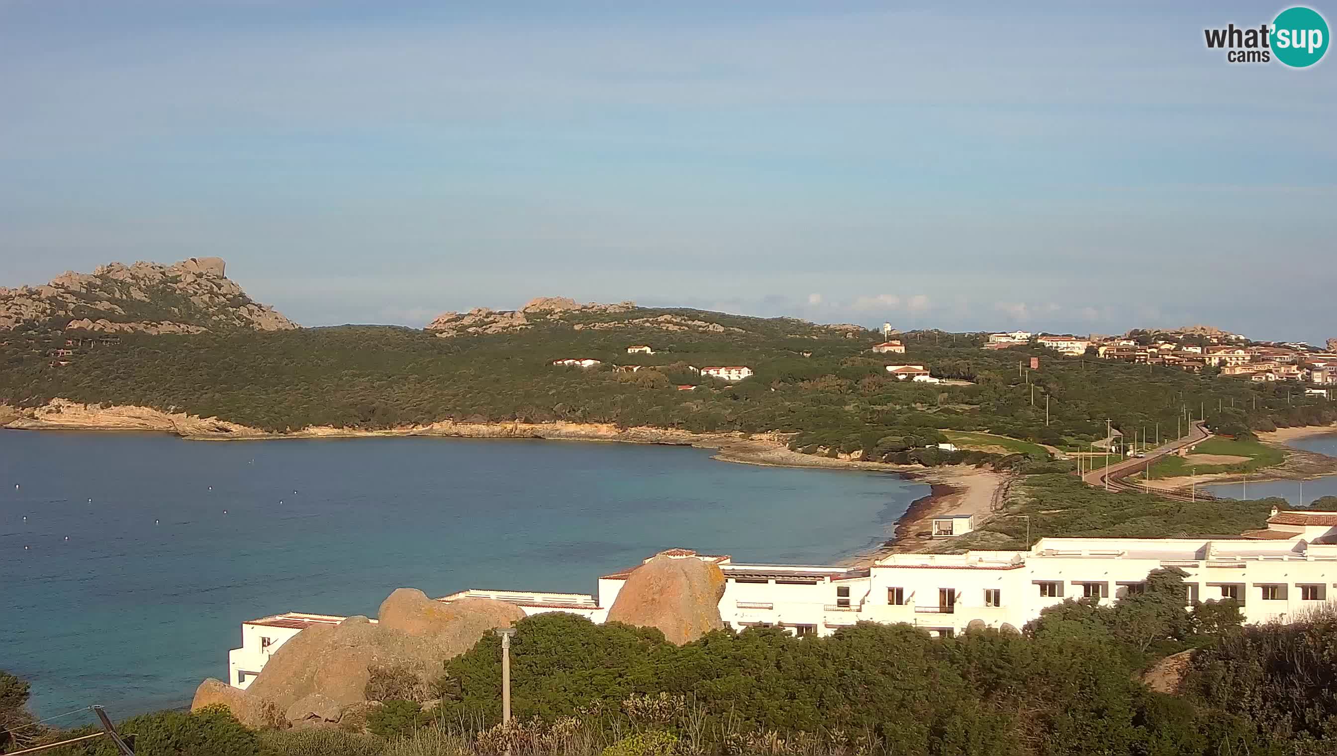 Live Webcam Capo Testa der Strand von 2 Meer – Santa Teresa Gallura – livecam Sardinien