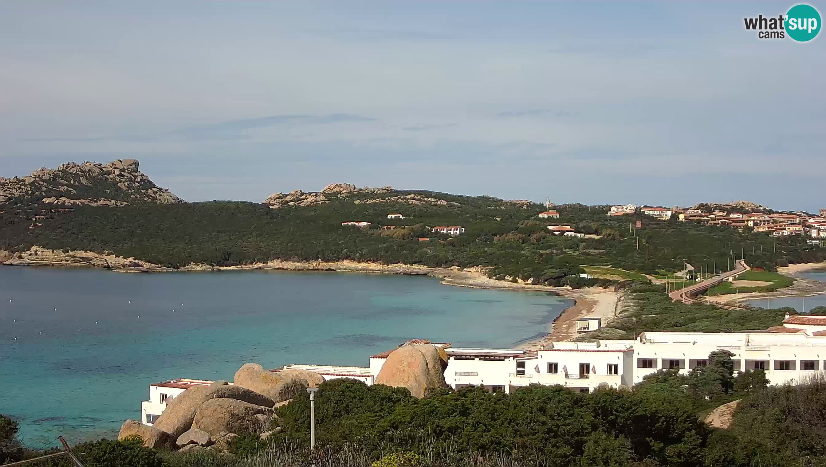 Live Webcam Capo Testa la plage de 2 mer – Santa Teresa Gallura – livecam Sardaigne