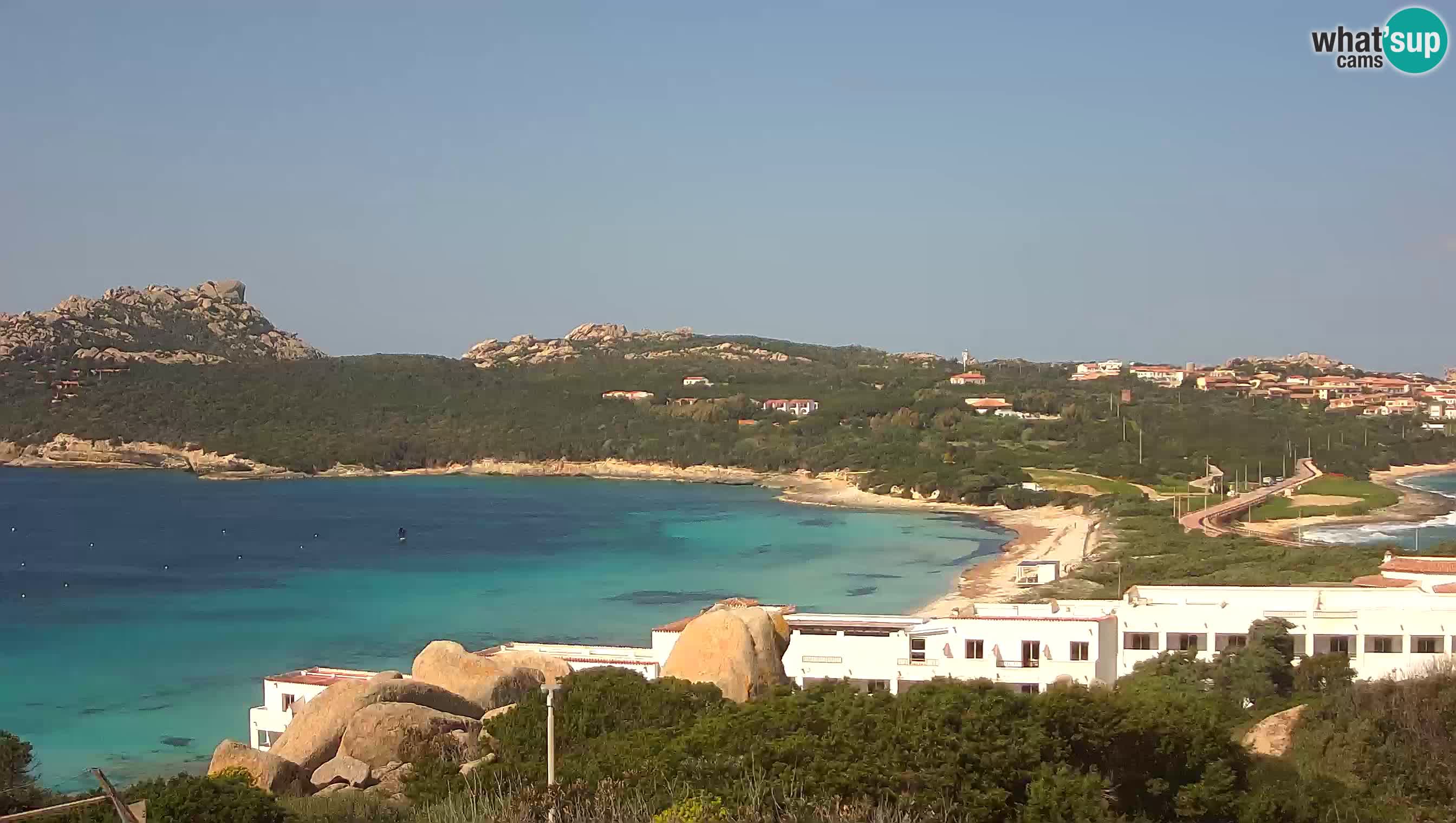 Webcam en vivo Capo Testa la playa de 2 mar – Santa Teresa Gallura – livecam Sardinia