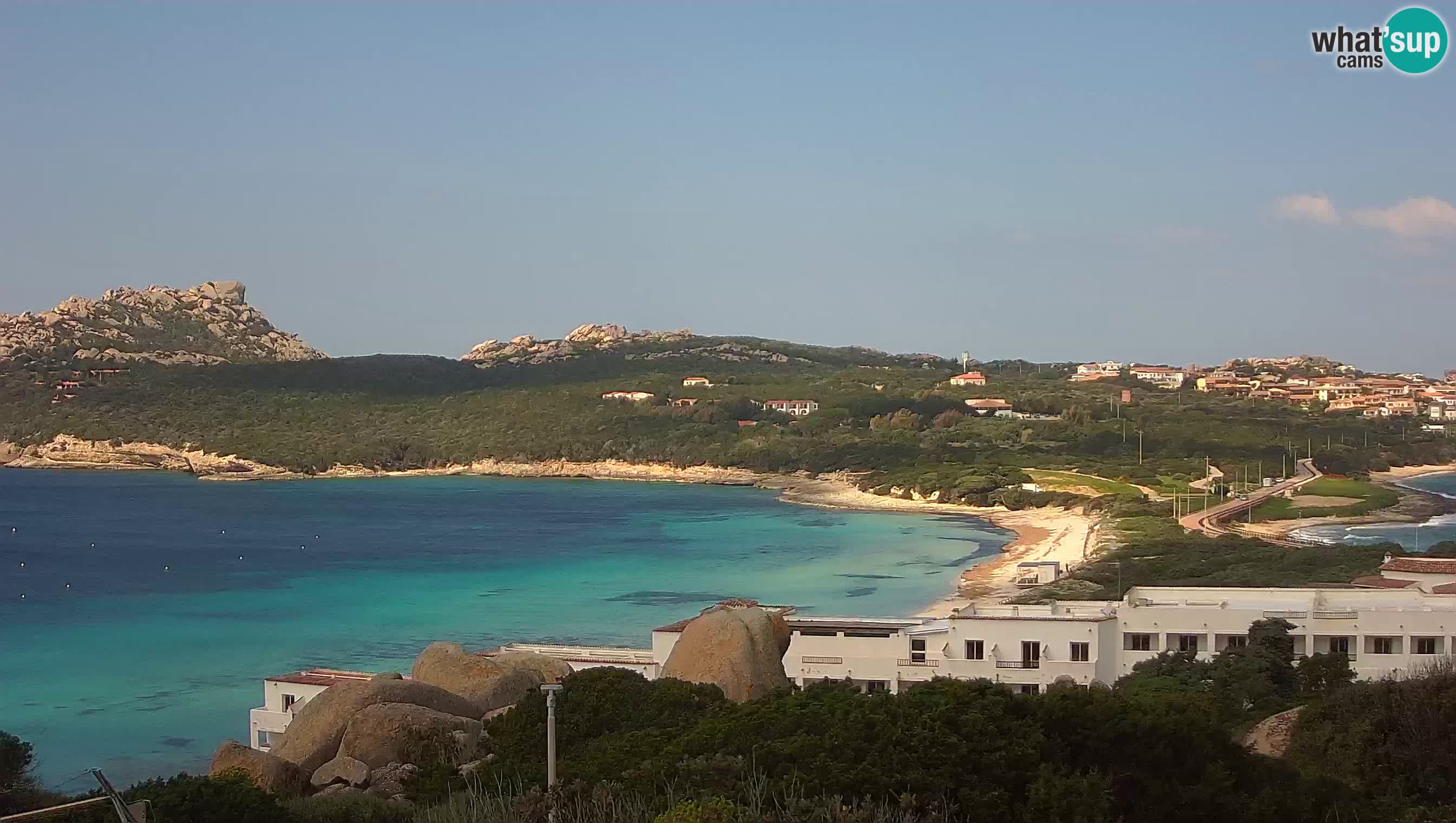 Live Webcam Capo Testa la plage de 2 mer – Santa Teresa Gallura – livecam Sardaigne
