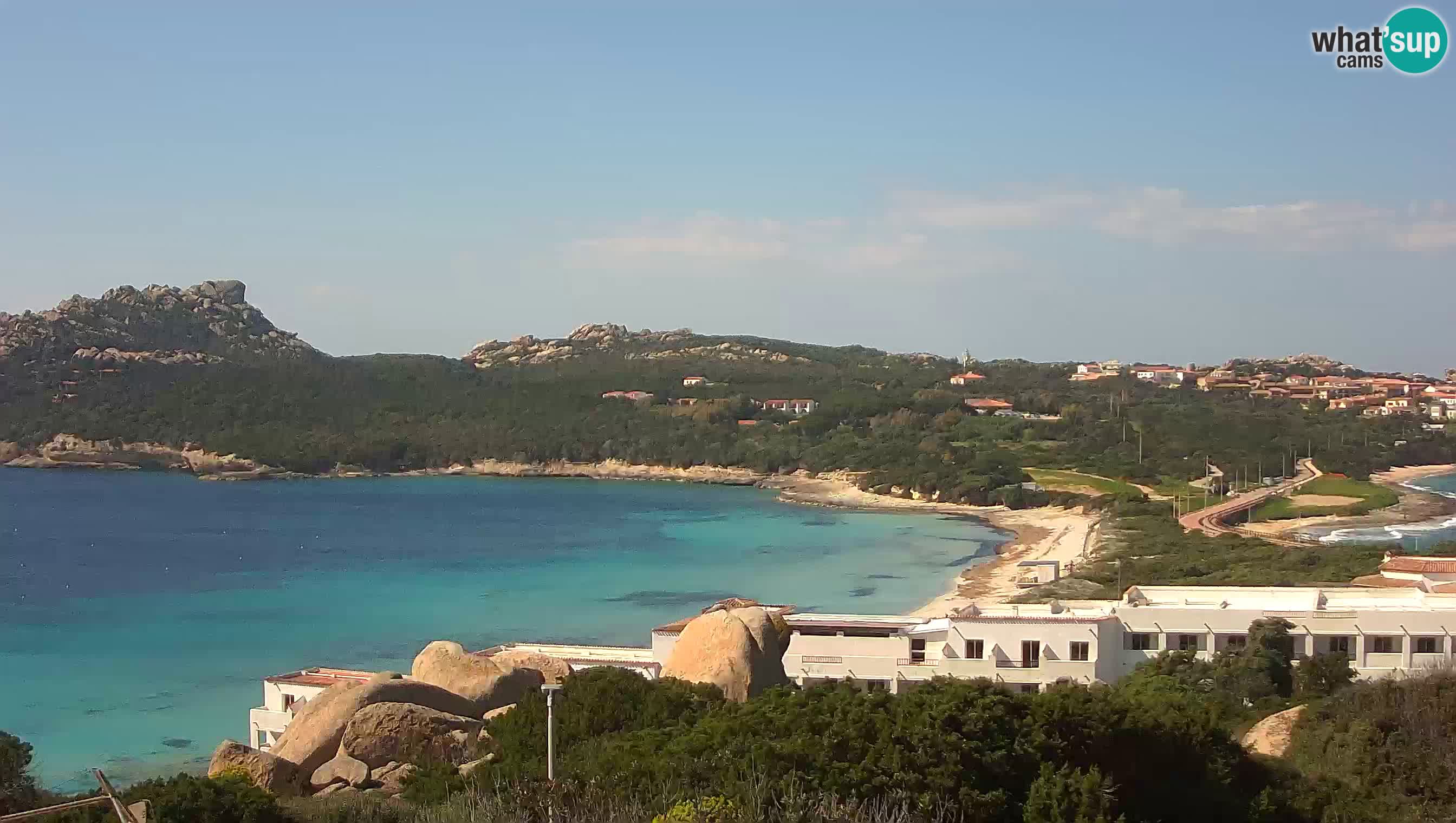 Spletna kamera v živo Capo Testa plaža dveh morij – Santa Teresa Gallura – Sardinija