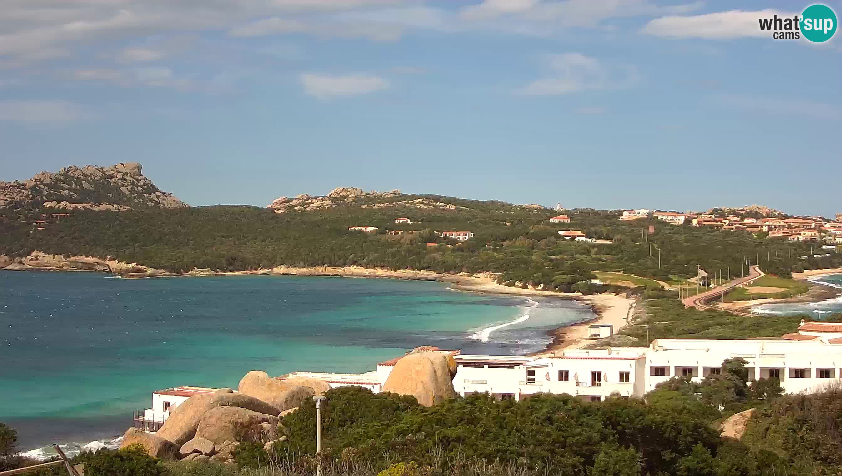 Live Webcam Capo Testa la plage de 2 mer – Santa Teresa Gallura – livecam Sardaigne