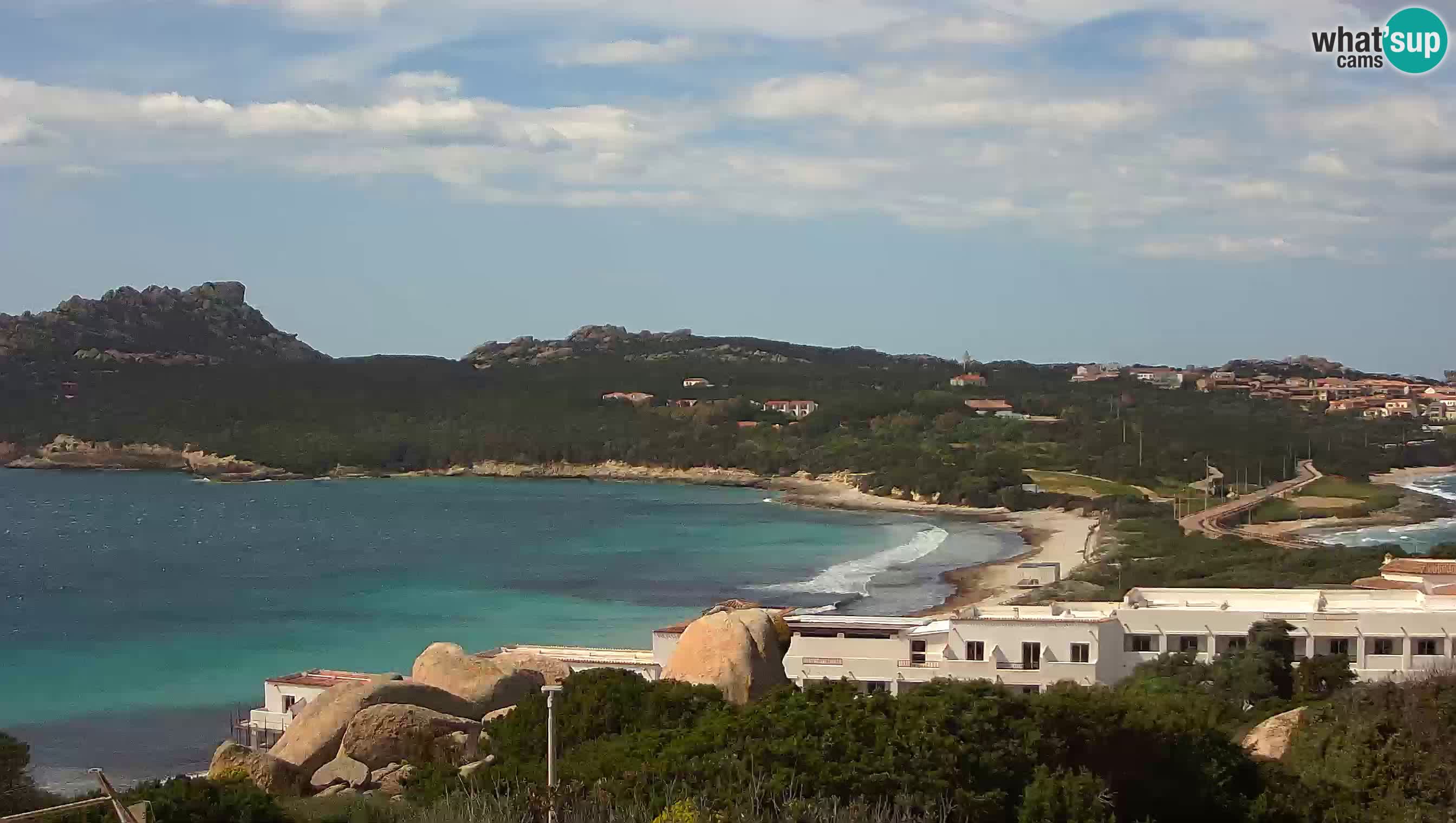 Webcam en vivo Capo Testa la playa de 2 mar – Santa Teresa Gallura – livecam Sardinia