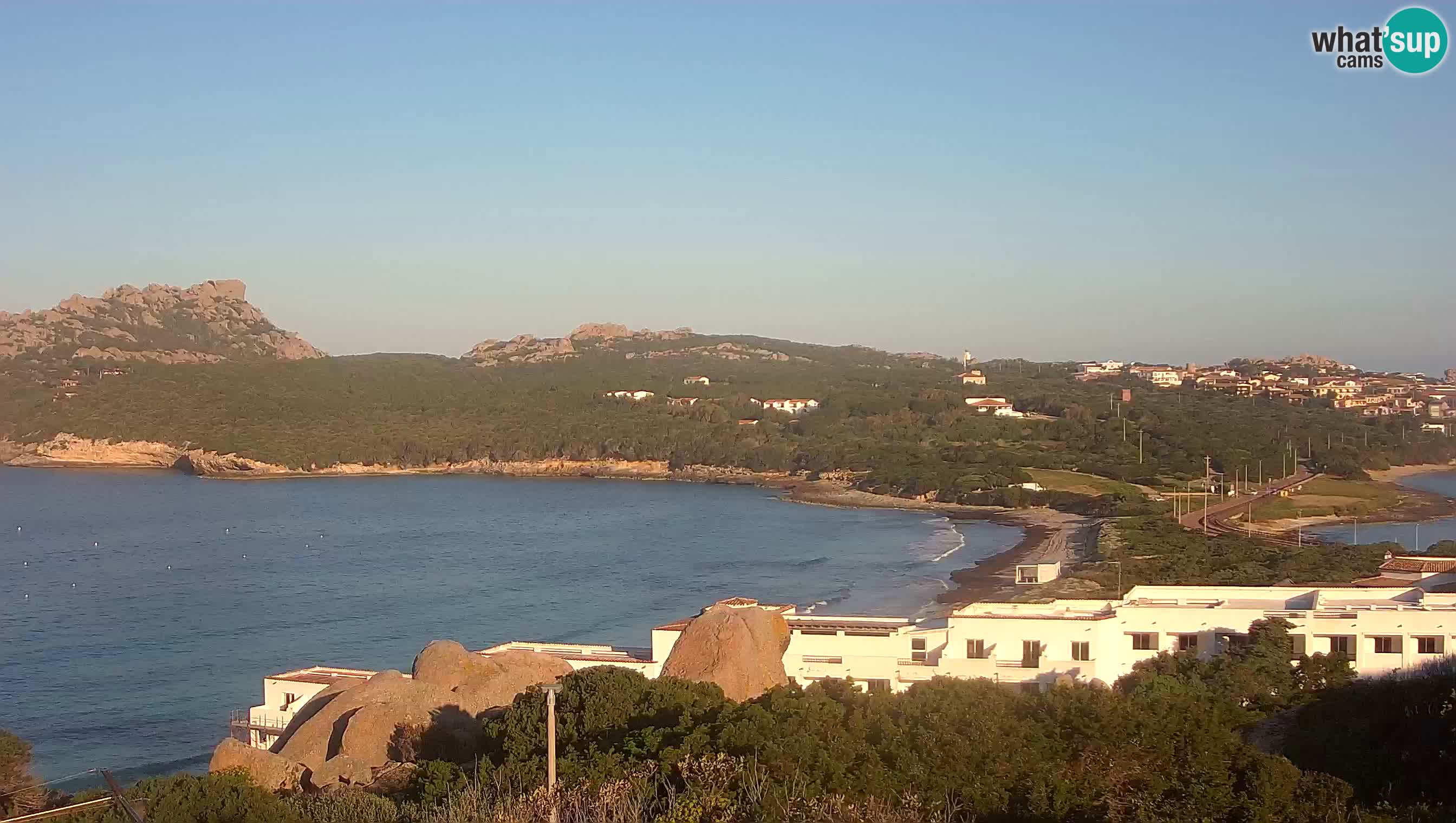 Live Webcam Capo Testa der Strand von 2 Meer – Santa Teresa Gallura – livecam Sardinien