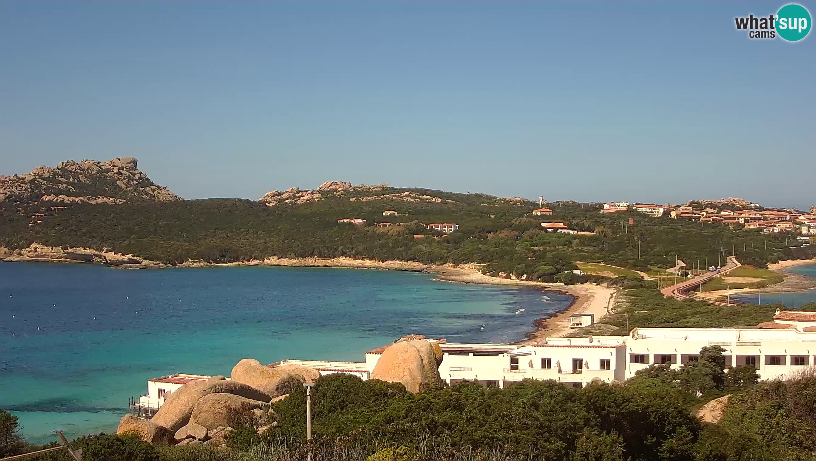 Spletna kamera v živo Capo Testa plaža dveh morij – Santa Teresa Gallura – Sardinija